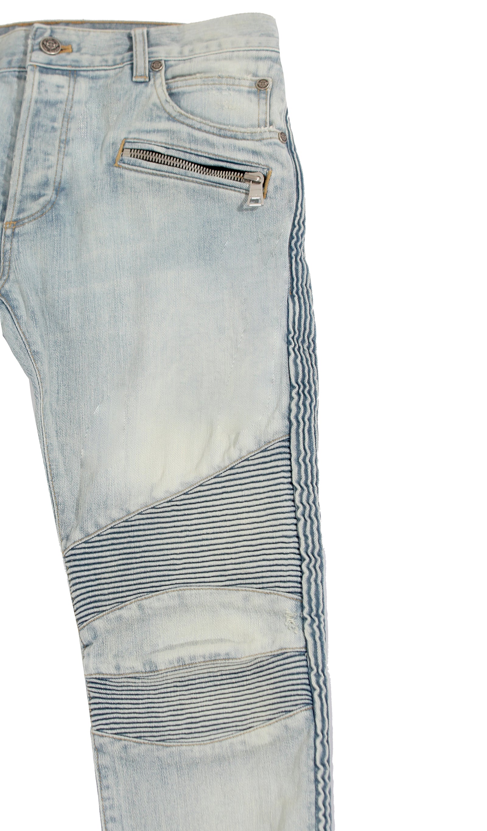 Balmain Men's Monogram Jeans in light blue – view 3 of 3