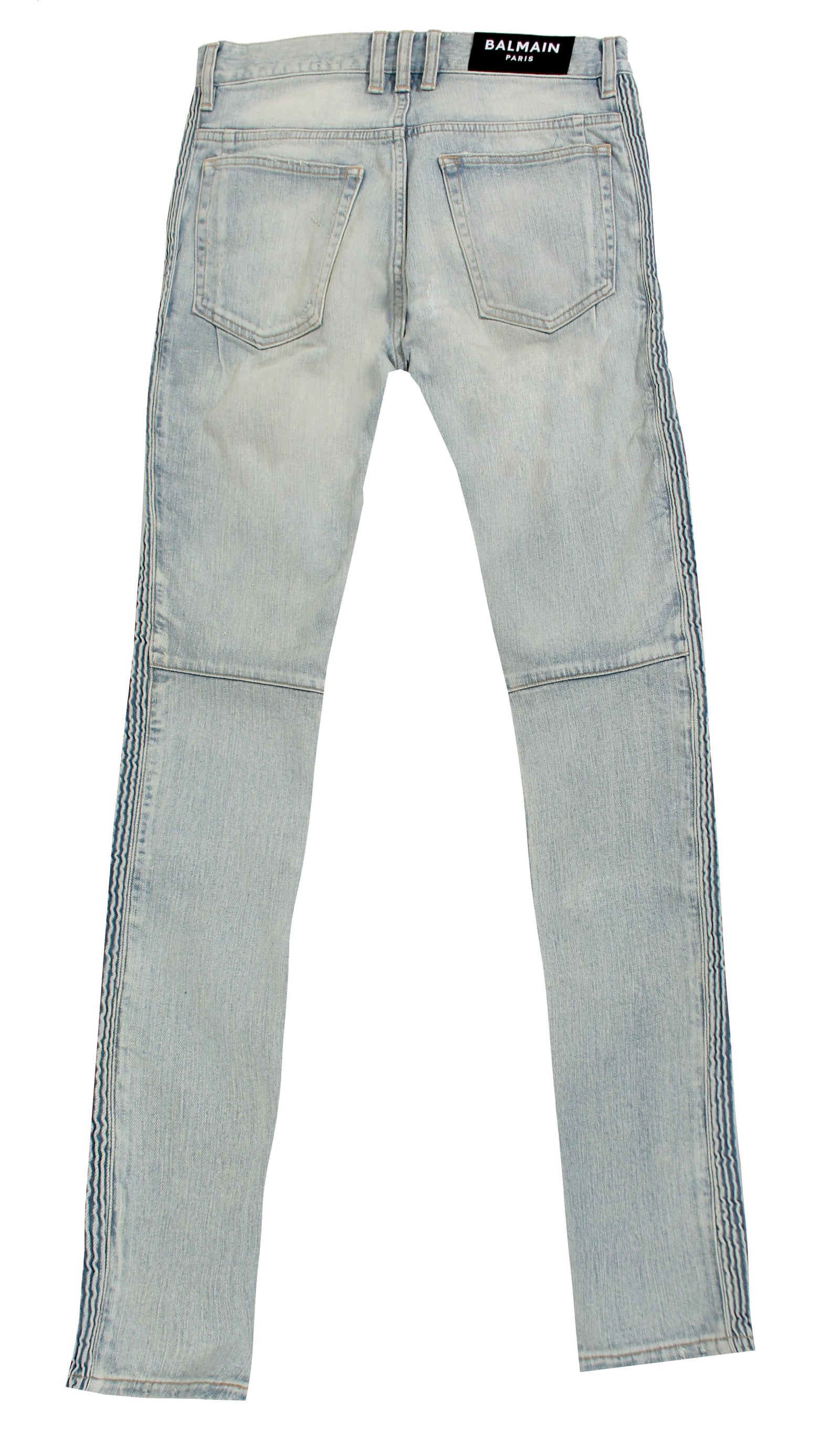 Balmain Men's Monogram Jeans in light blue – view 2 of 3