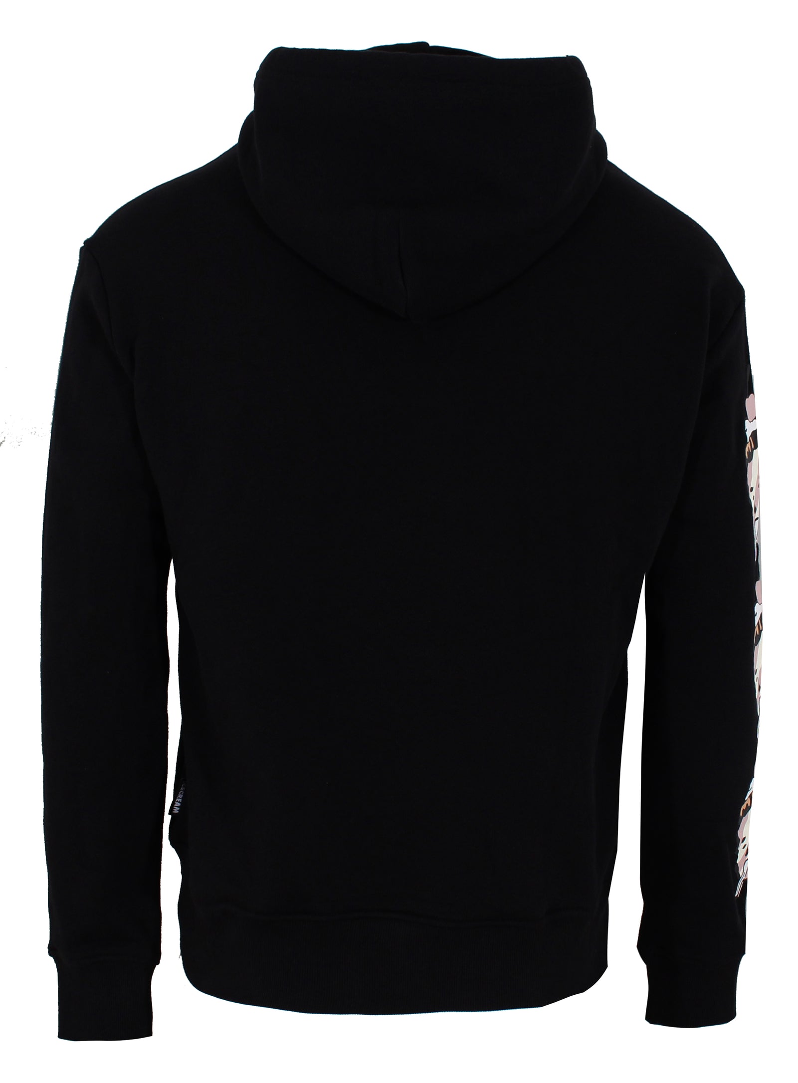 Icecream Flag Long Sleeve Hoodie in black – view 3 of 4