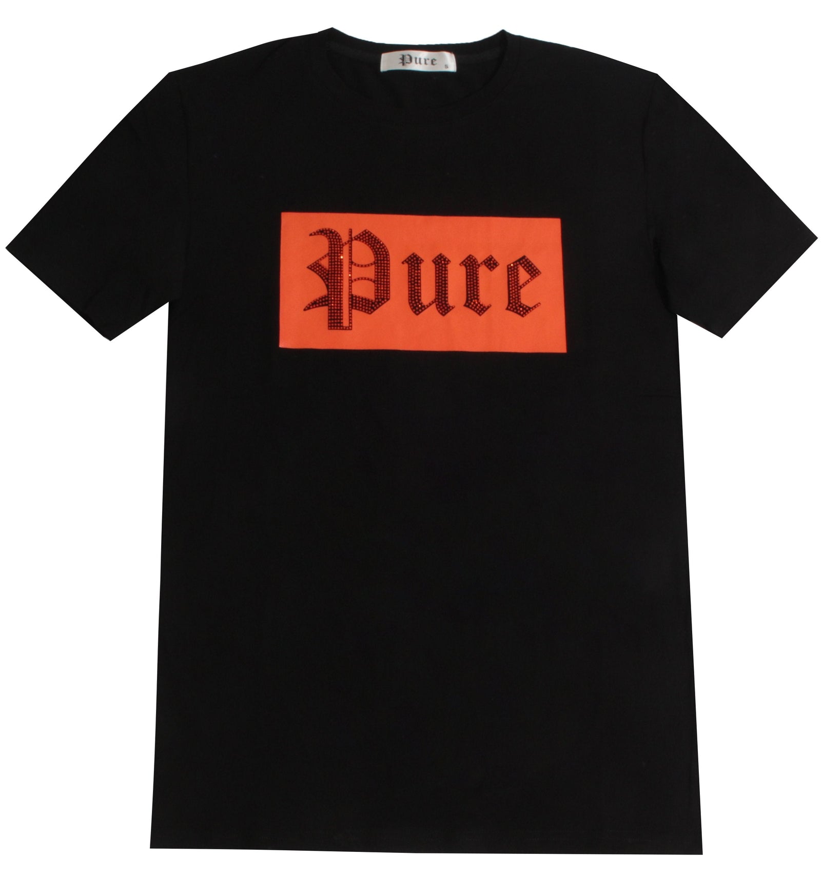 Pure Logo Tee with orange diamond logo – view 1 of 2