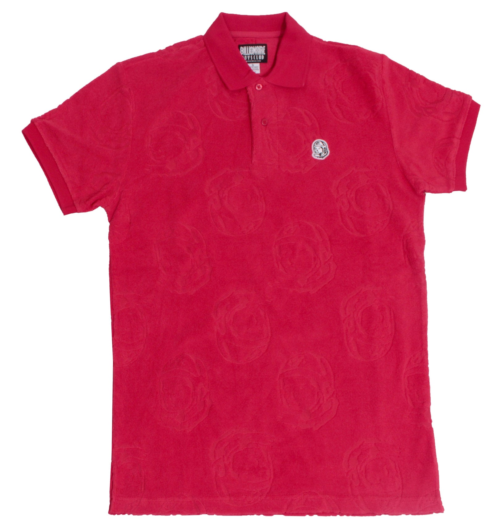 Billionaire Boys Club BB Gravity Short Sleeve Polo in Rogue Red – view 1 of 2