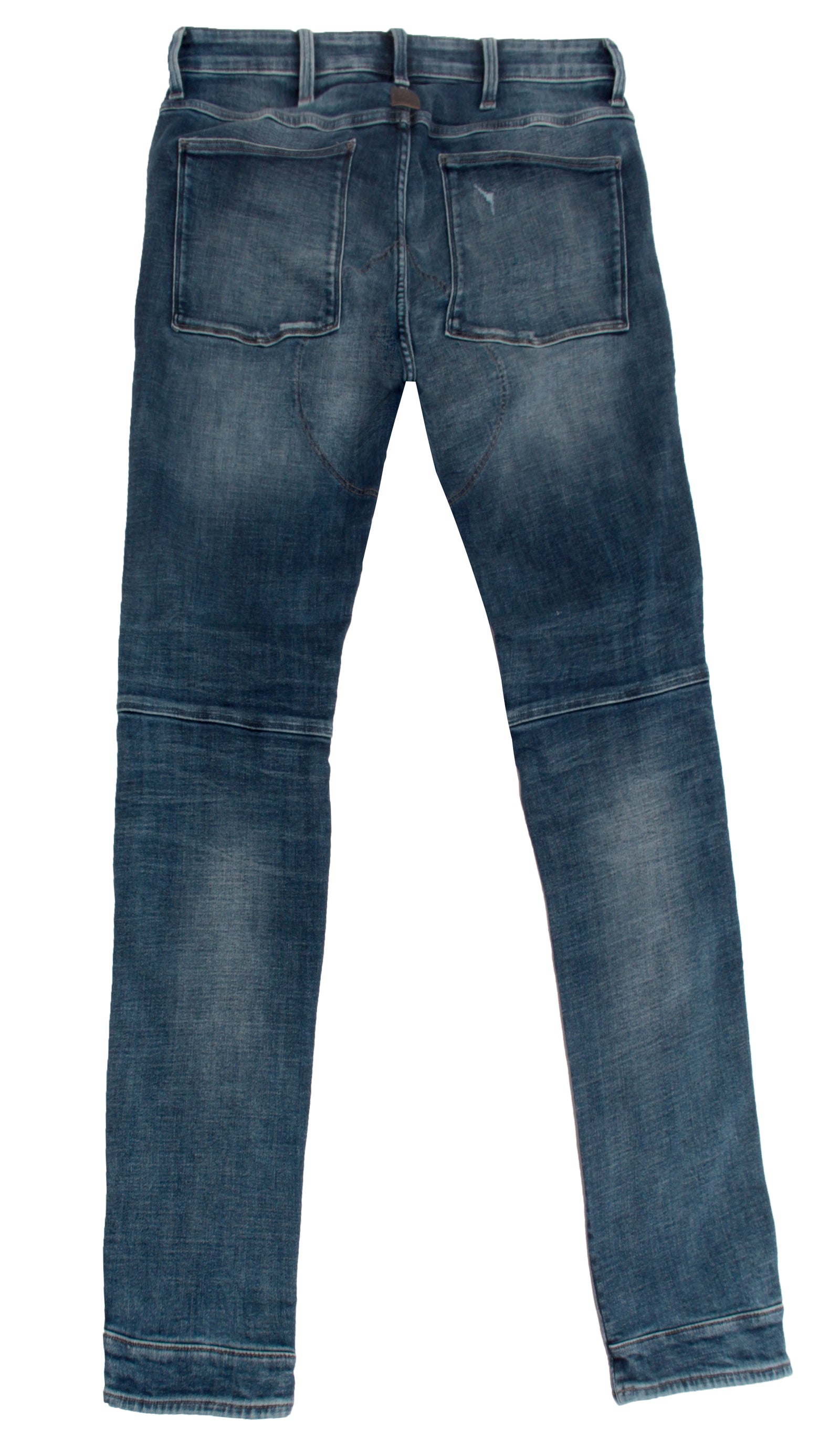 G-Star RAW 5620 3D Zip Knee Skinny Jeans in faded ripped baltic sea – view 2 of 2