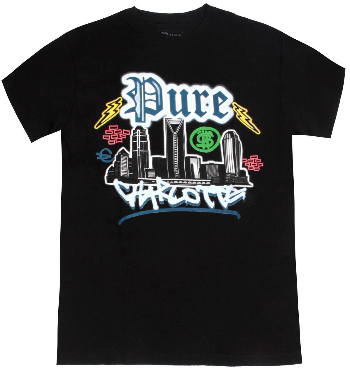 PURE CHARLOTTE AIRBRUSH TEE