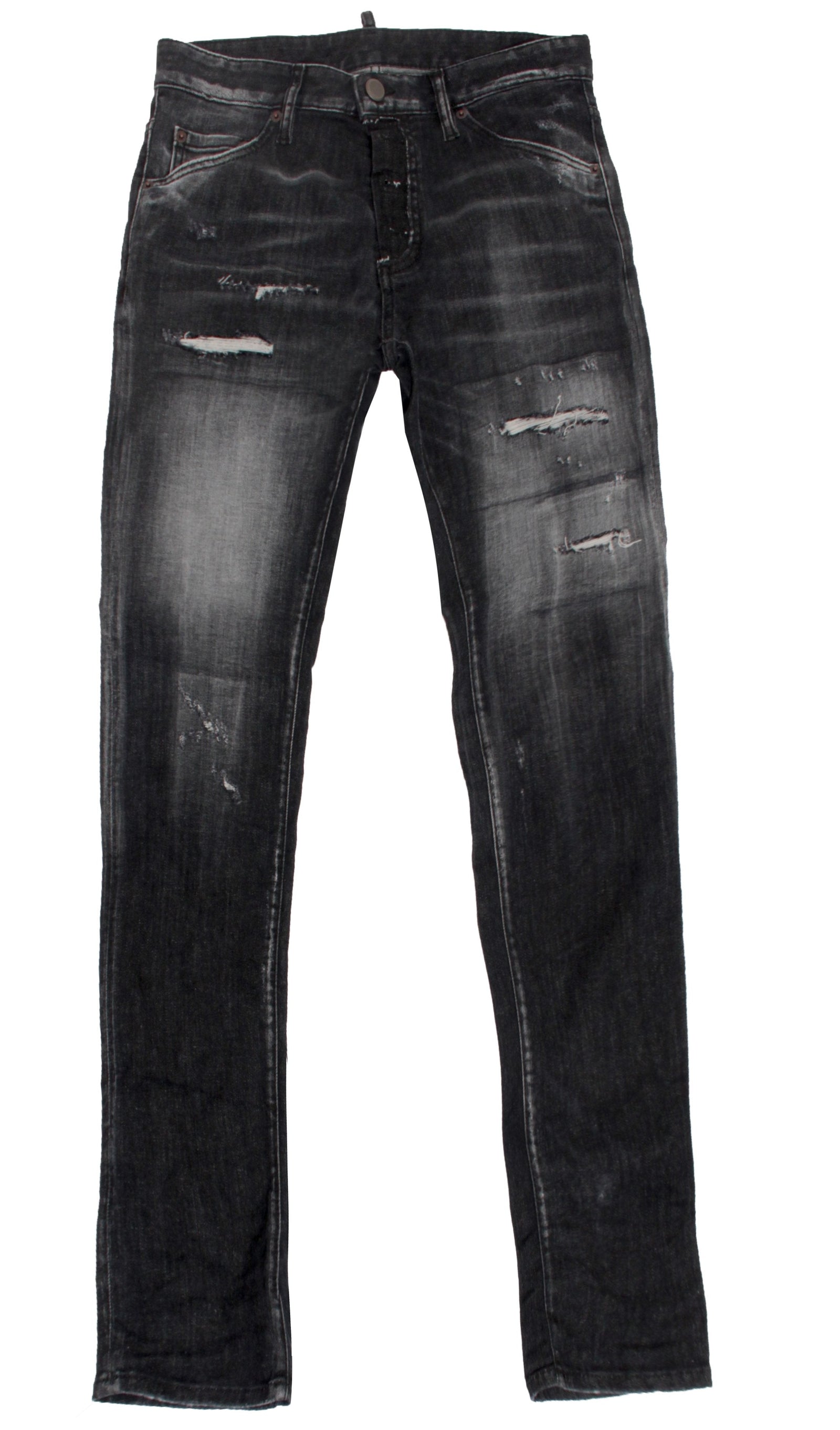 DSQUARED2 Black Slash Wash Cool Guy Jeans in black – view 1 of 2
