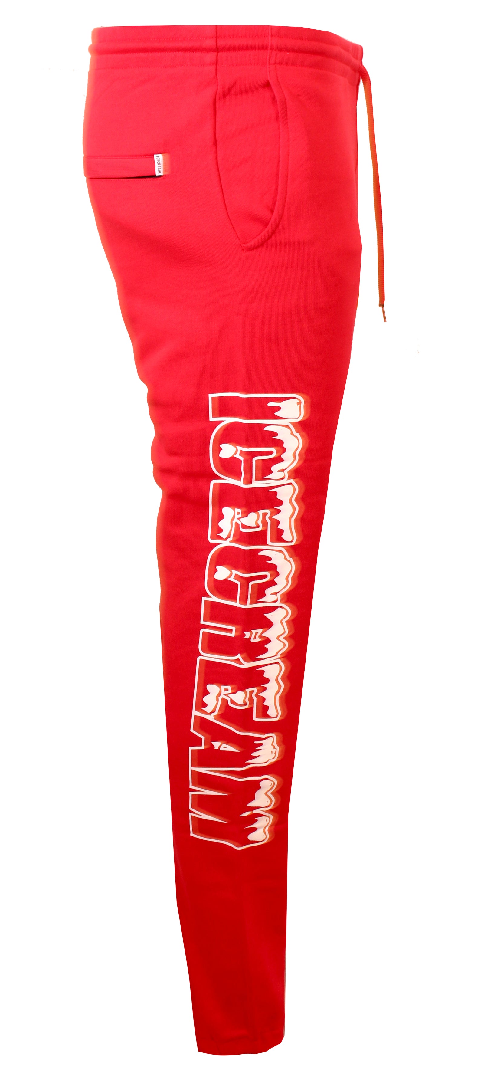 ICECREAM Crimson Sweatpants in tango red – view 2 of 3