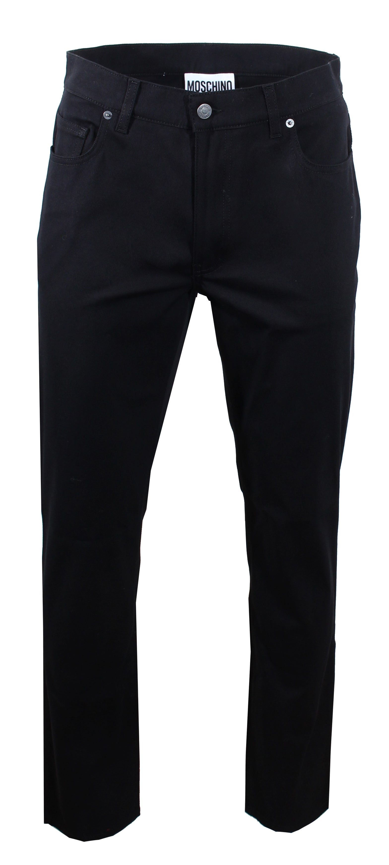 Moschino Back Pocket Logo Denim in black – view 1 of 3