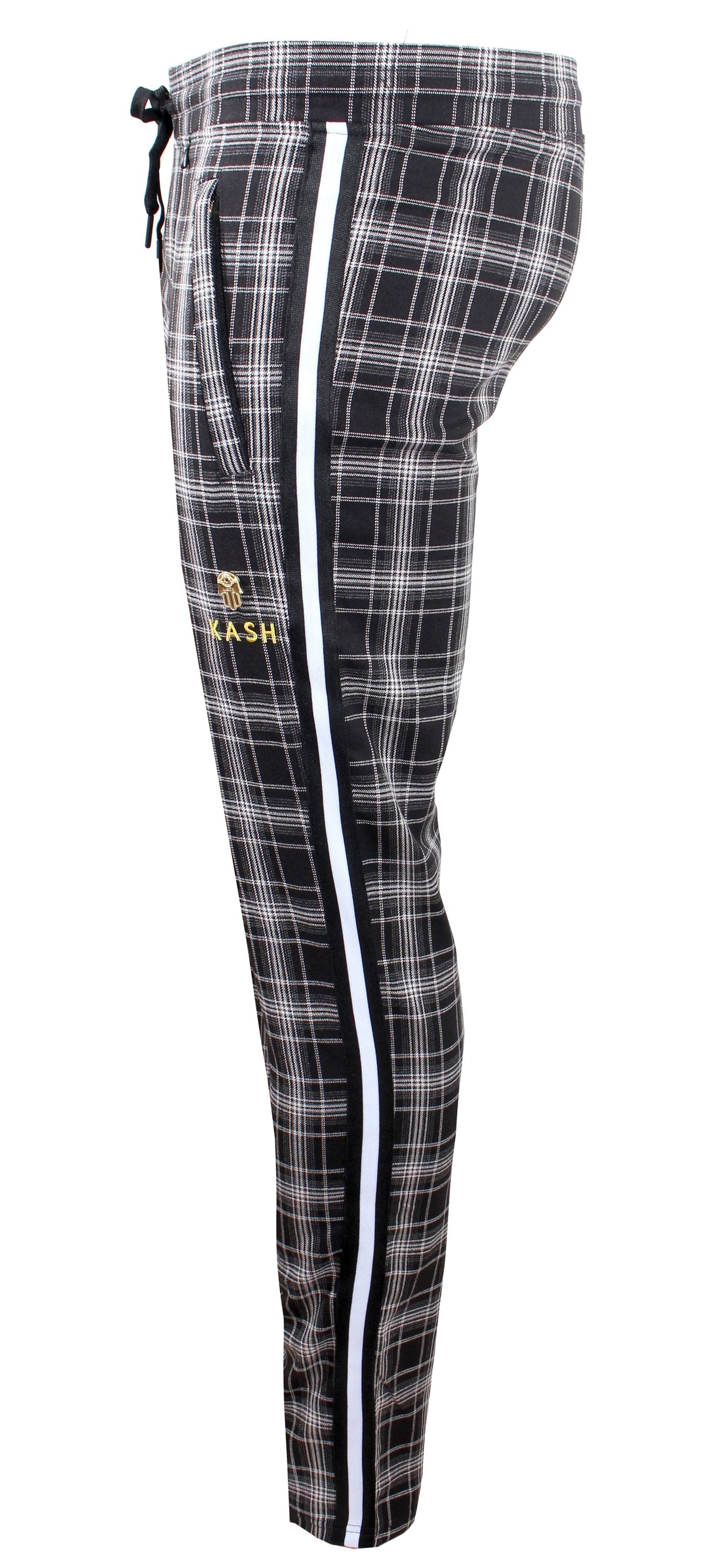 Plaid Track Pants