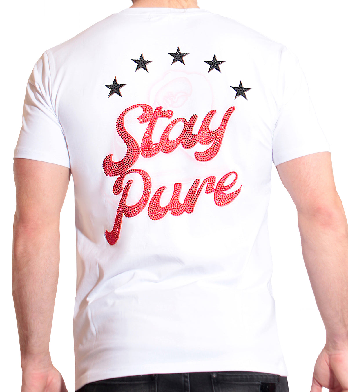 Stay Pure Diamond Tee - White