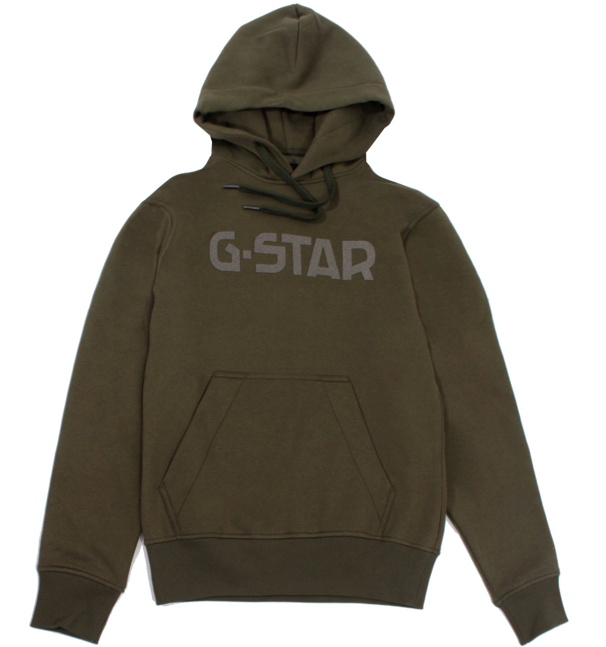 G-Star Hooded Sweater - Dk Bronze Green