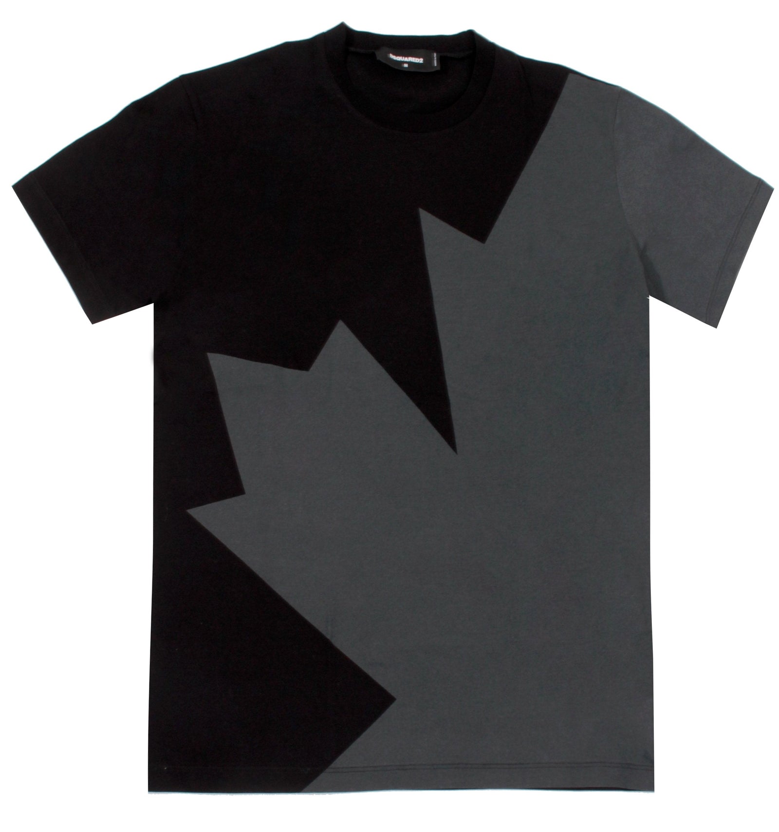 DSQUARED2 Megaleaf Cool Tee in black – view 1 of 2