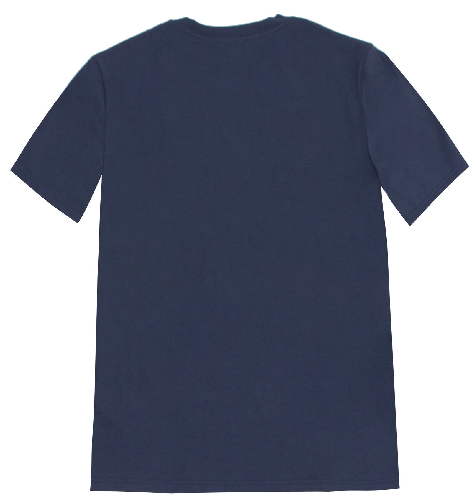 Balmain Logo Round Neck Short Sleeve Tee in Navy – view 2 of 2