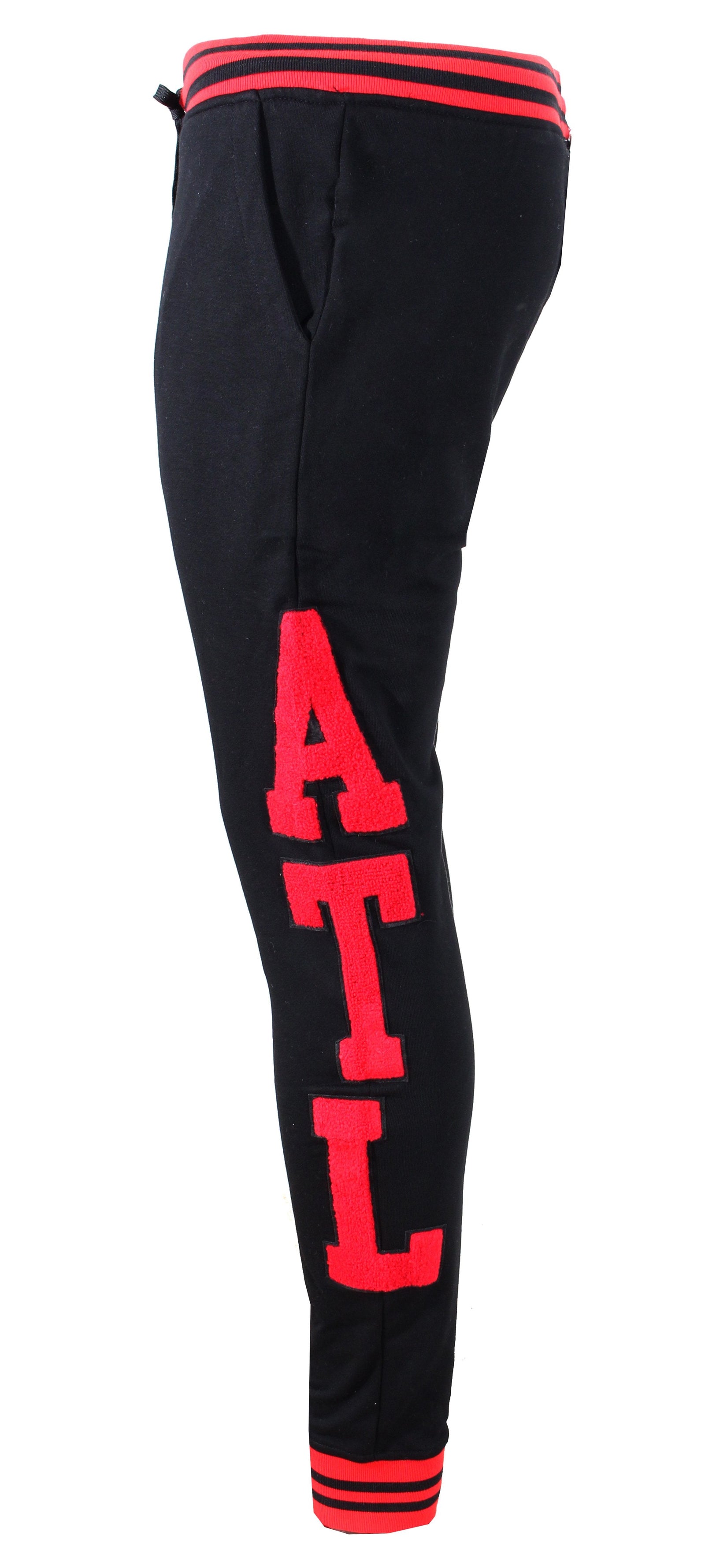 Pure Logo Varsity Joggers in black and red – view 6 of 10