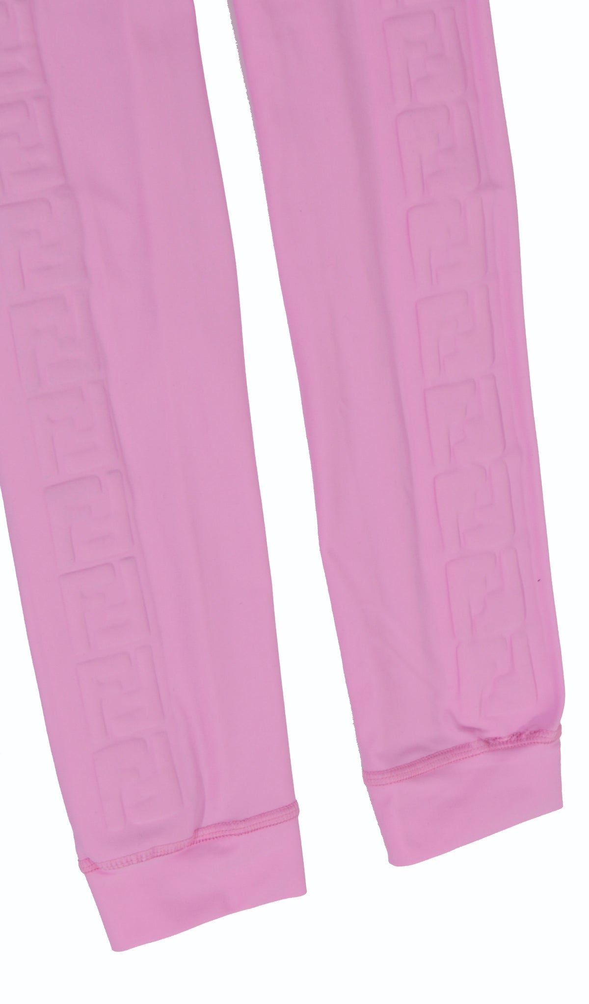 Girl Leggings W 3D FF On Sides - Pink