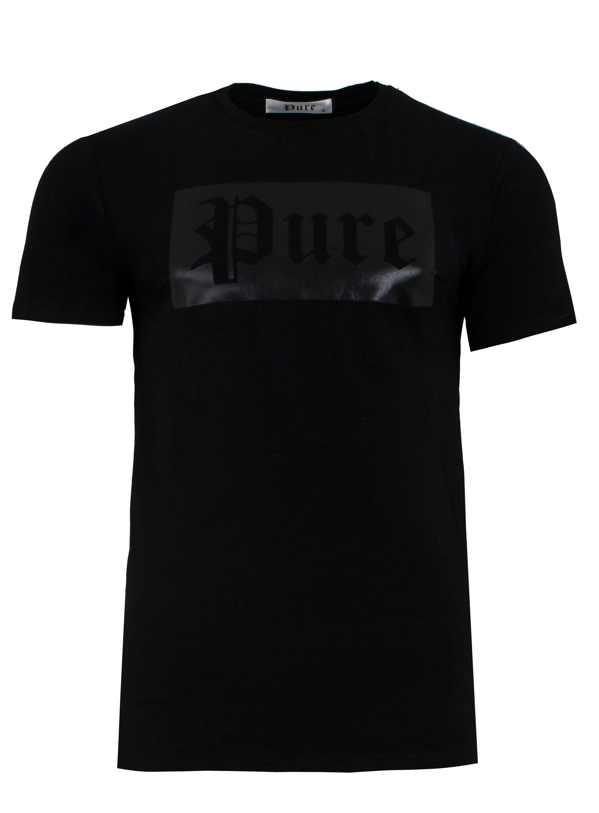 Black on Black Logo Tee Shirt