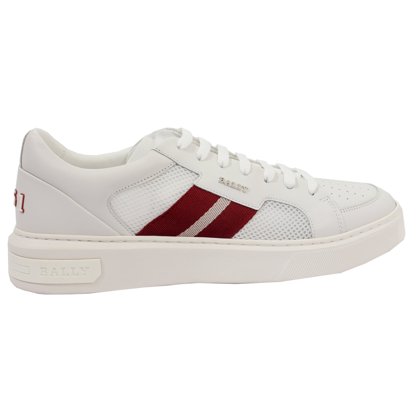 Bally Melys Leather Sneakers in White – view 1 of 4