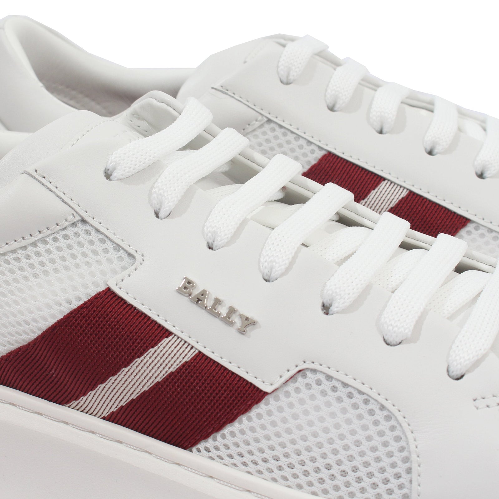 Bally Melys Leather Sneakers in White – view 2 of 4