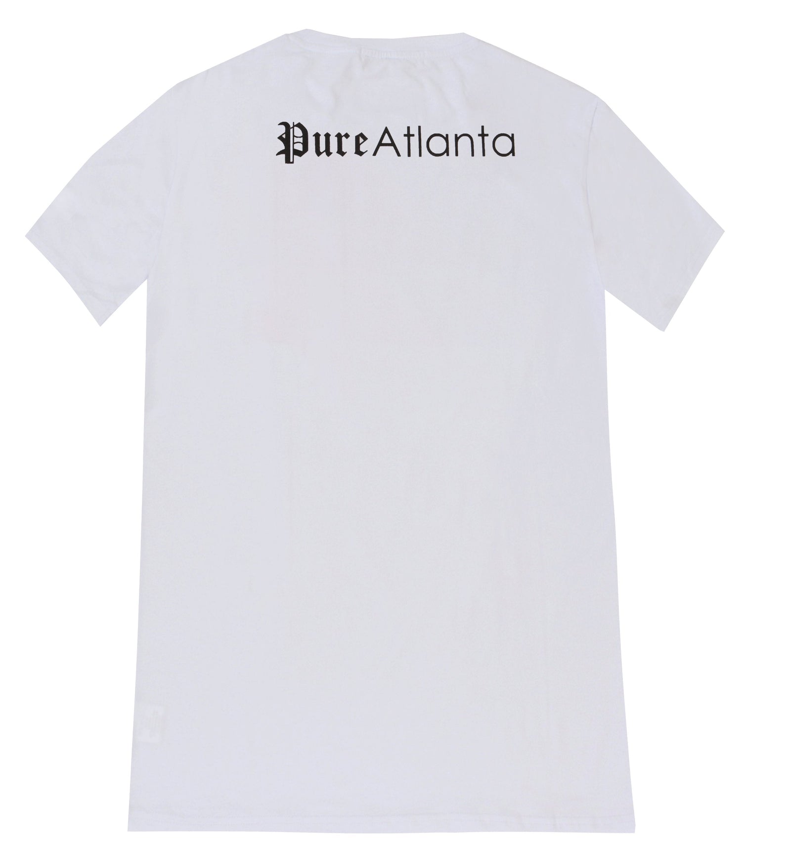 Stretch Pure Tee White with Black Block Logo in white/black – view 2 of 3