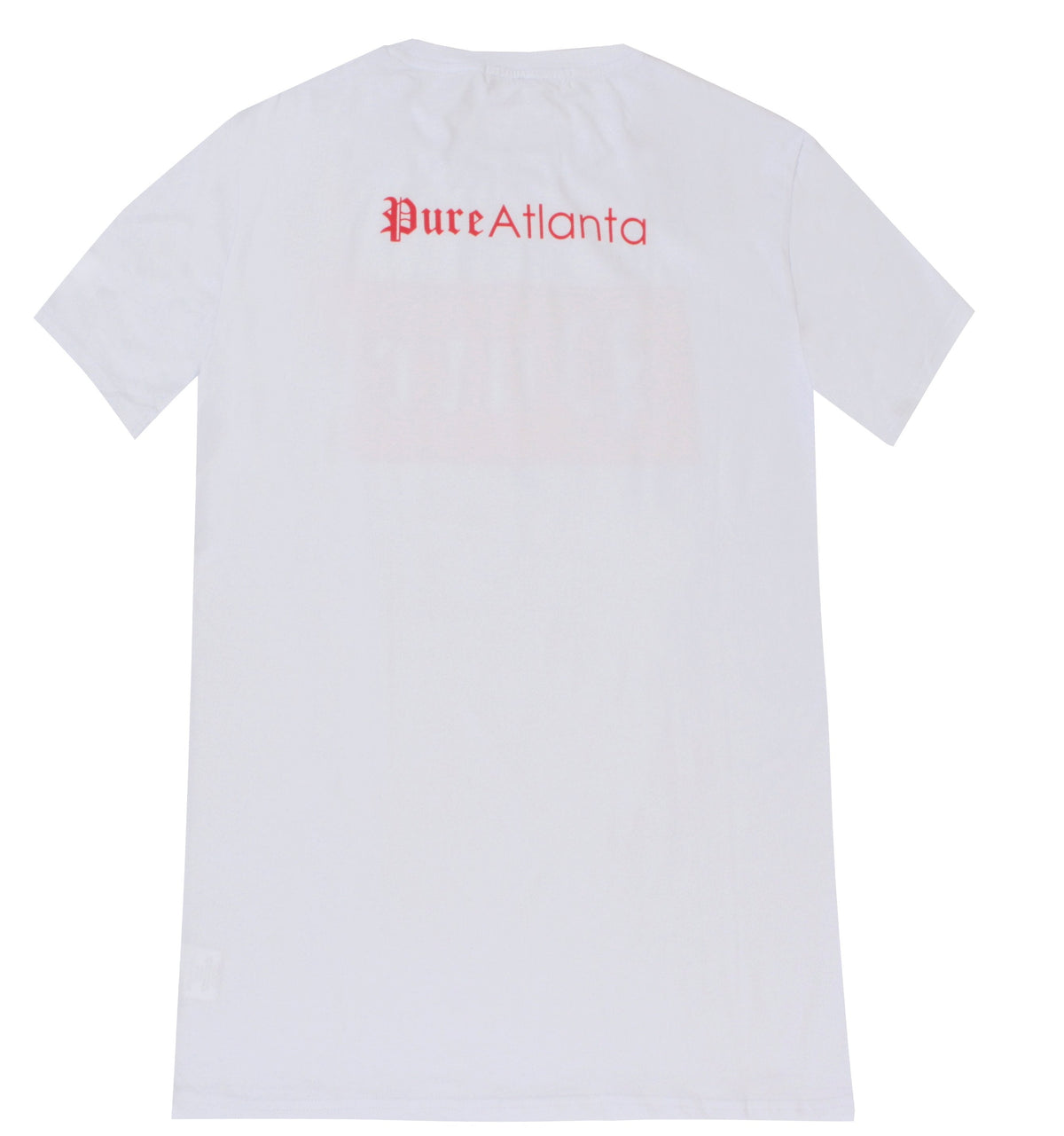 STRETCH PURE TEE WHITE W| RED BLOCK LOGO
