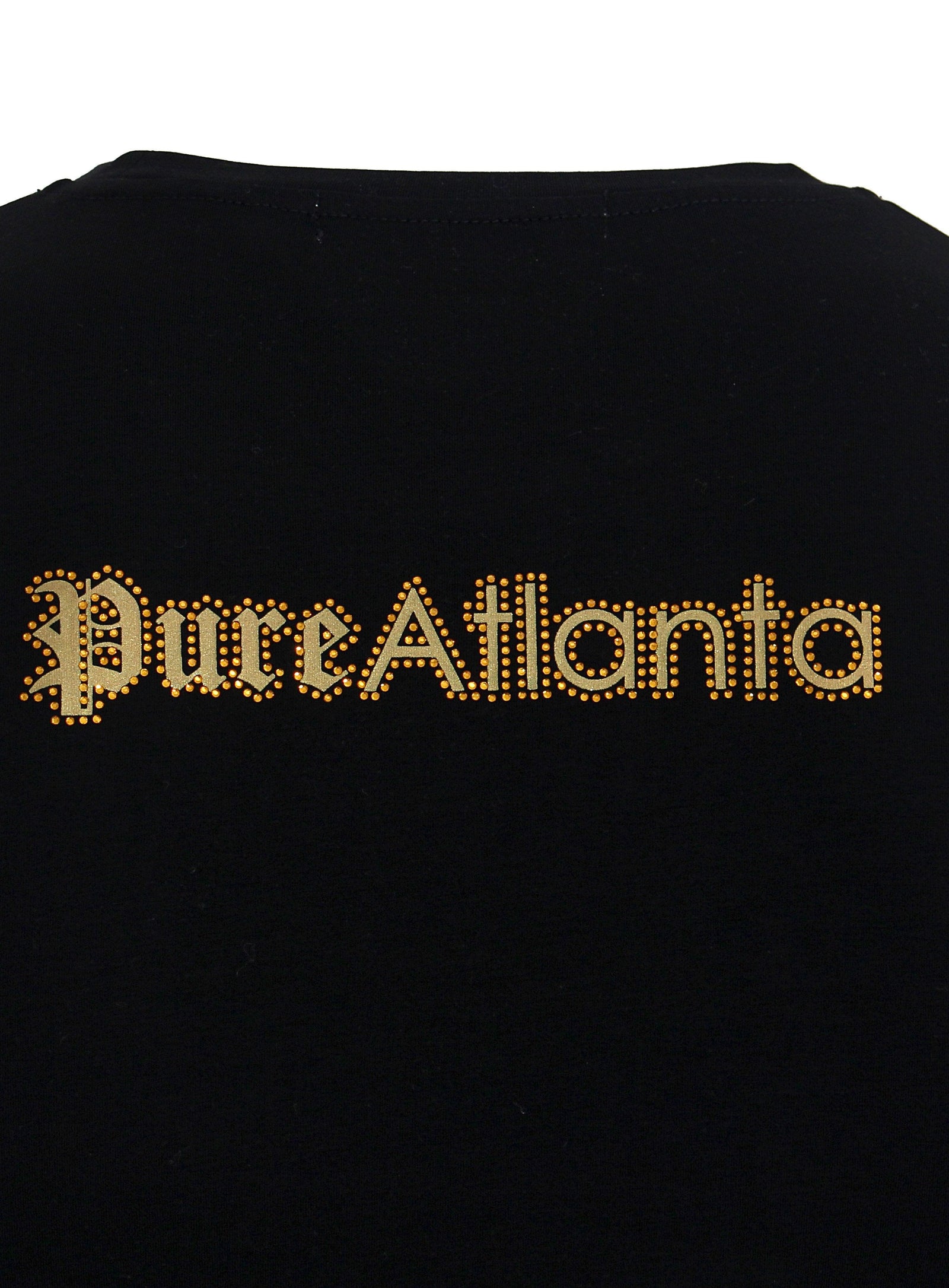 Pure Diamond Block Logo Tee in black/gold – view 6 of 7