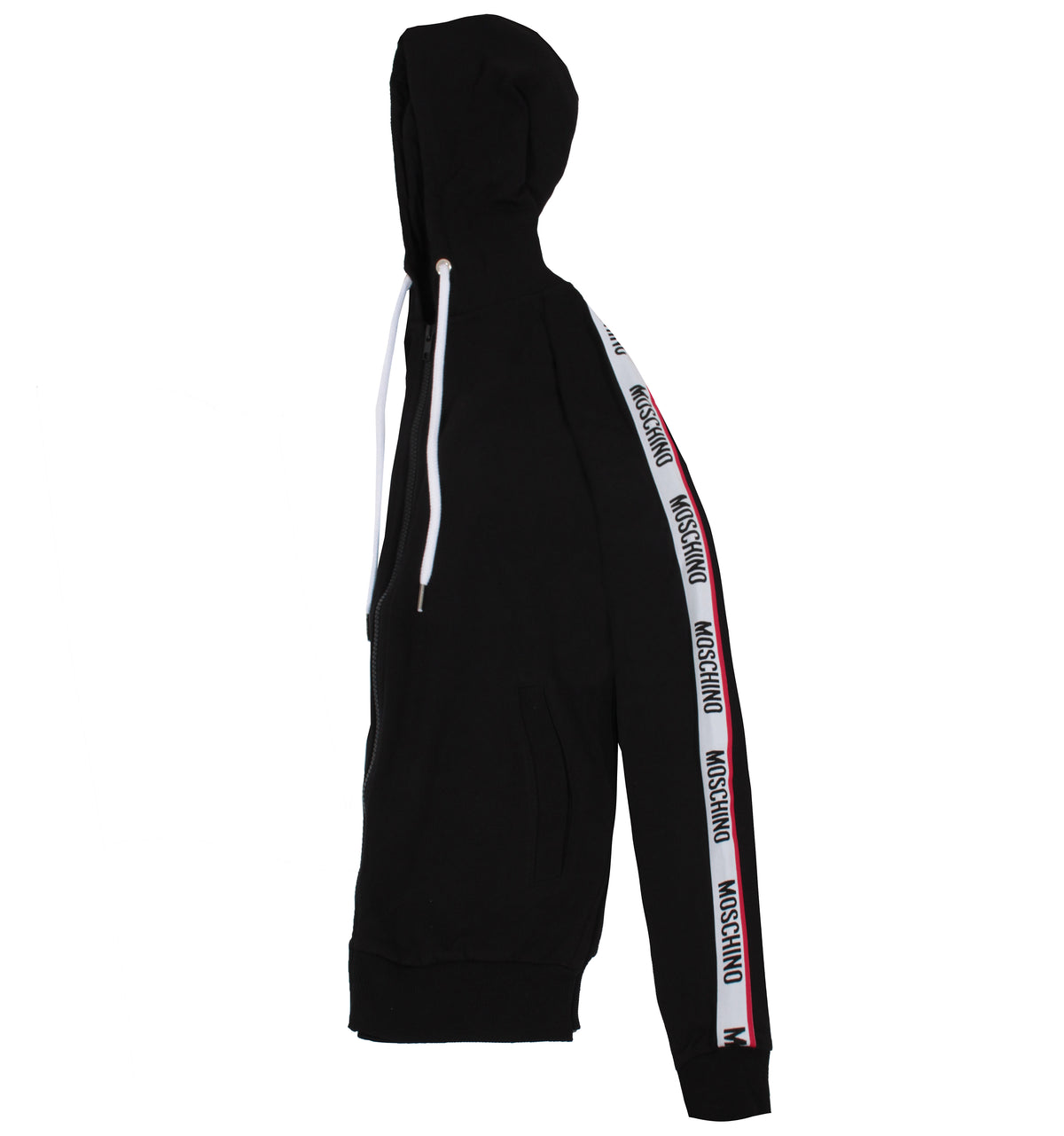 Side Stripe Logo Jacket - Black