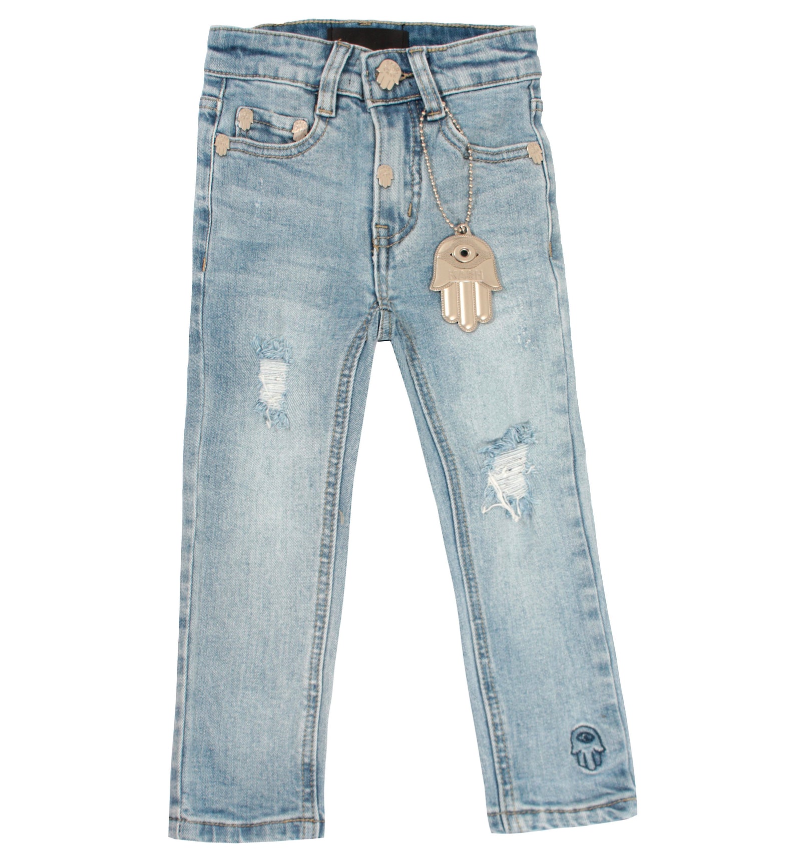 Kash kids denim jeans in blue – view 1 of 3