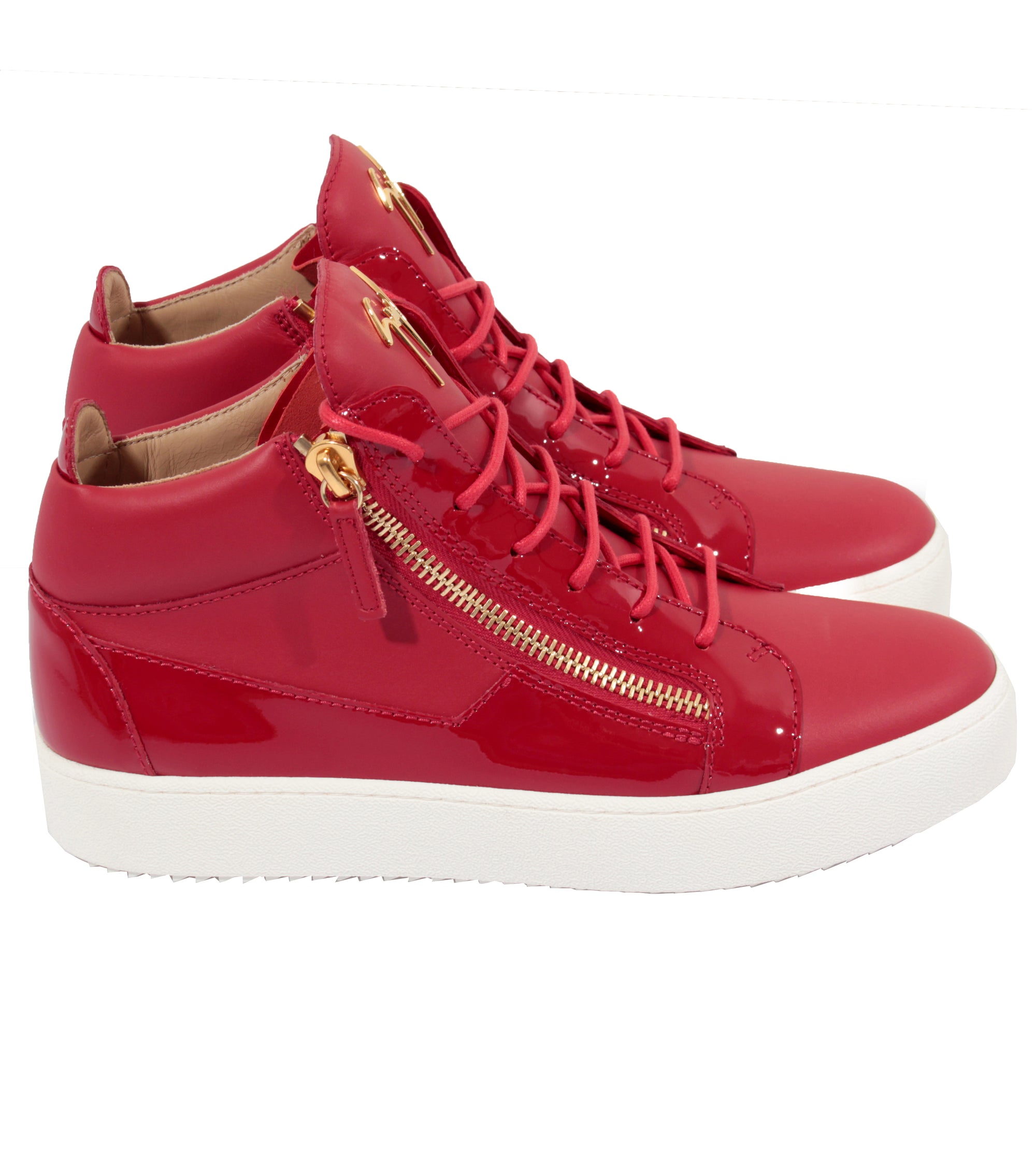 Birel Mid Top Sneaker - Red