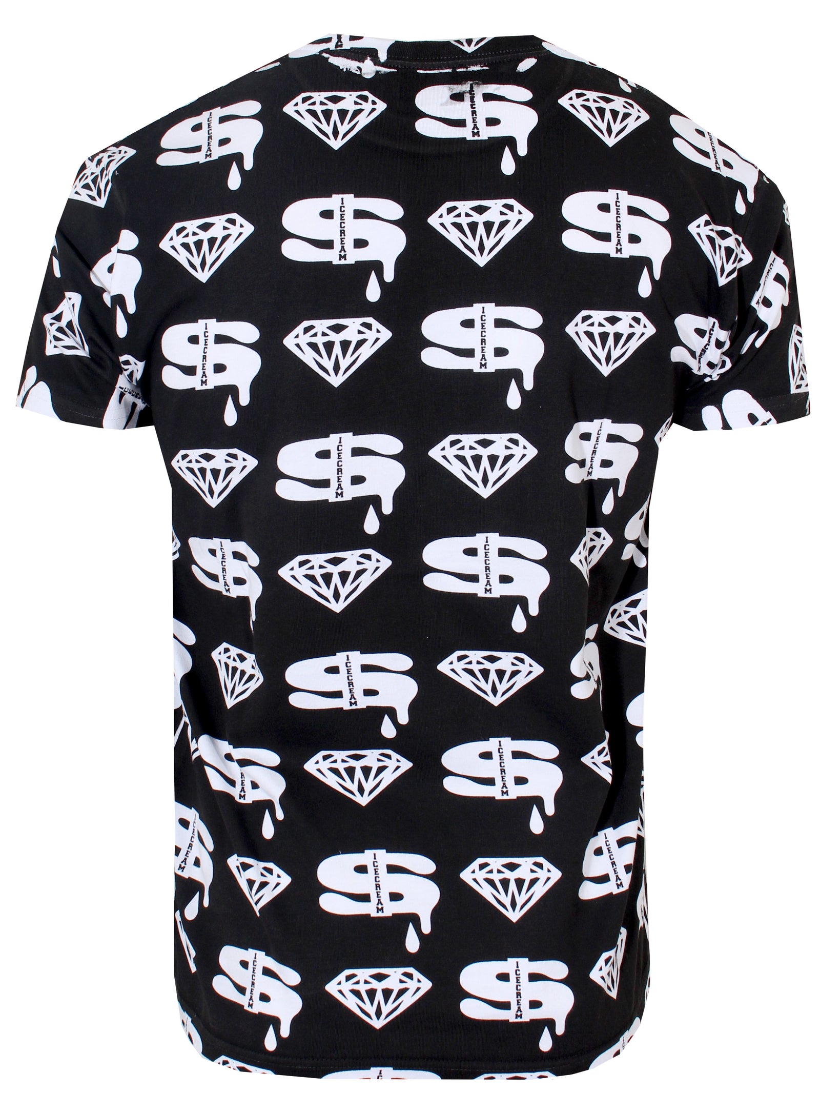 Icecream Diamonds & Dollars Short Sleeve Tee in black – view 2 of 2