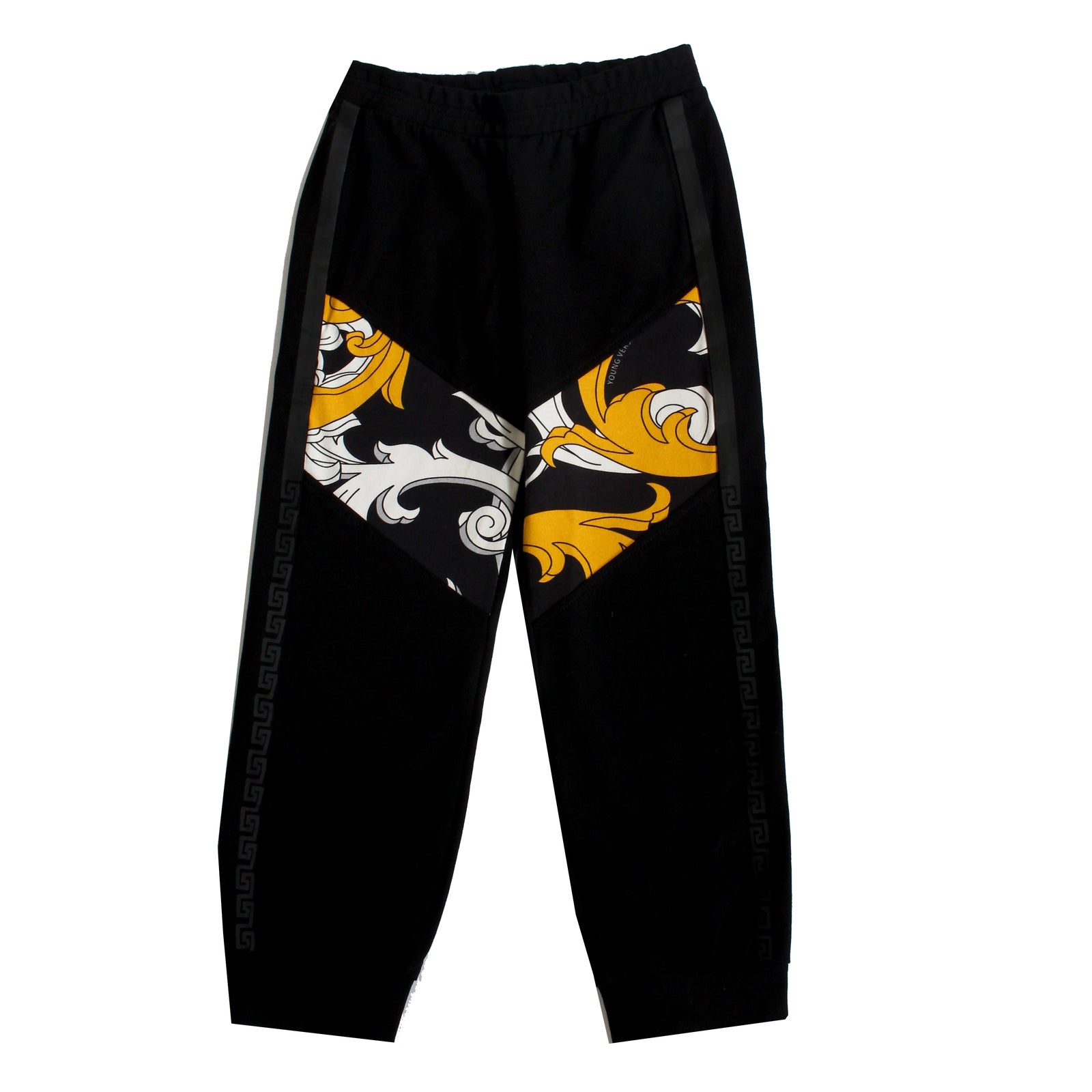 Young Versace Jogging Pants with Barocco Print in black – view 1 of 4