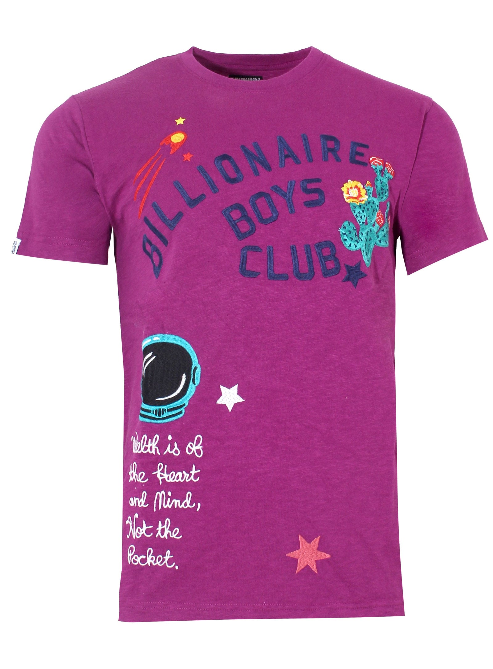 Billionaire Boys Club Rov Short Sleeve Knit in Hollyhock purple – view 1 of 2