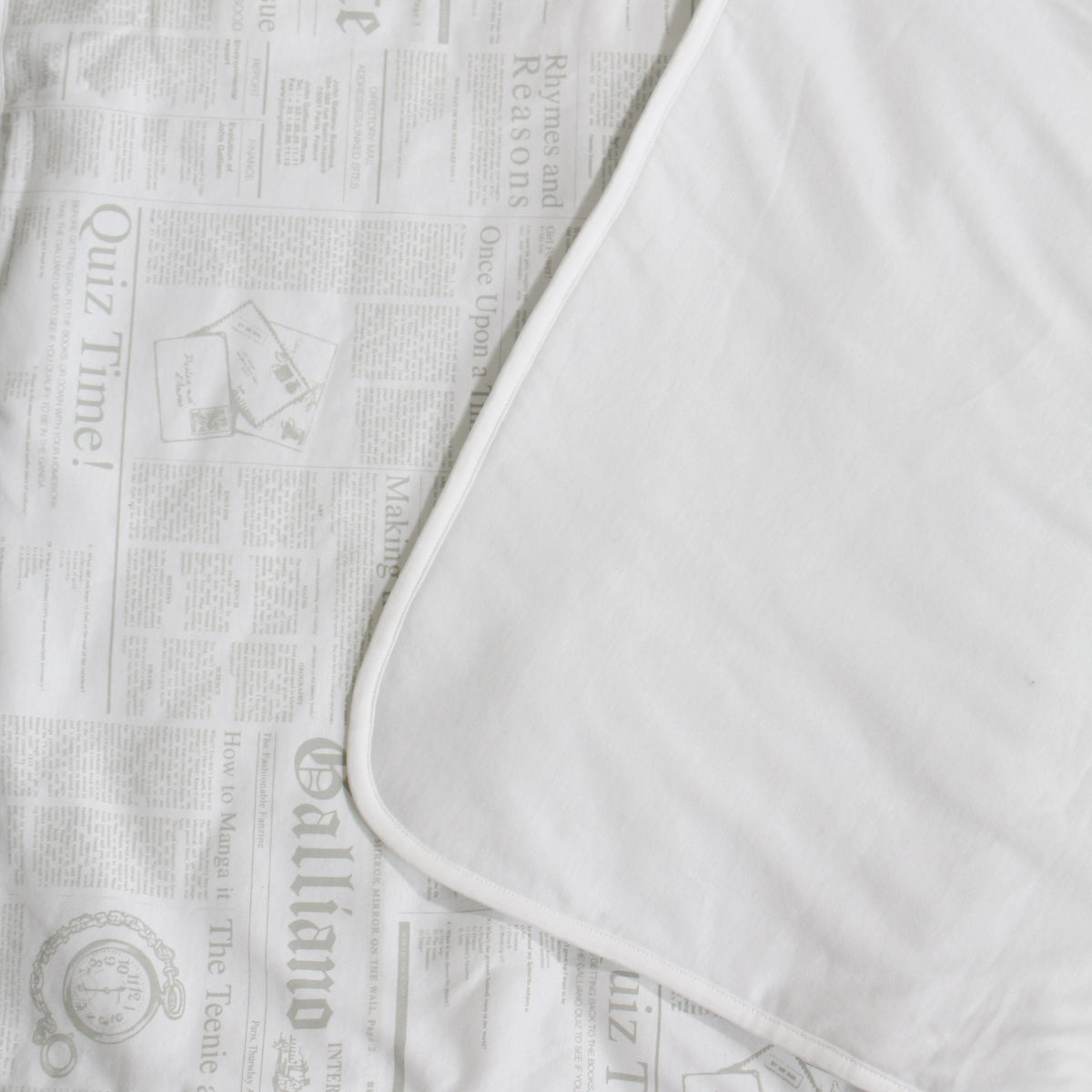 John Galliano Print Baby Blanket