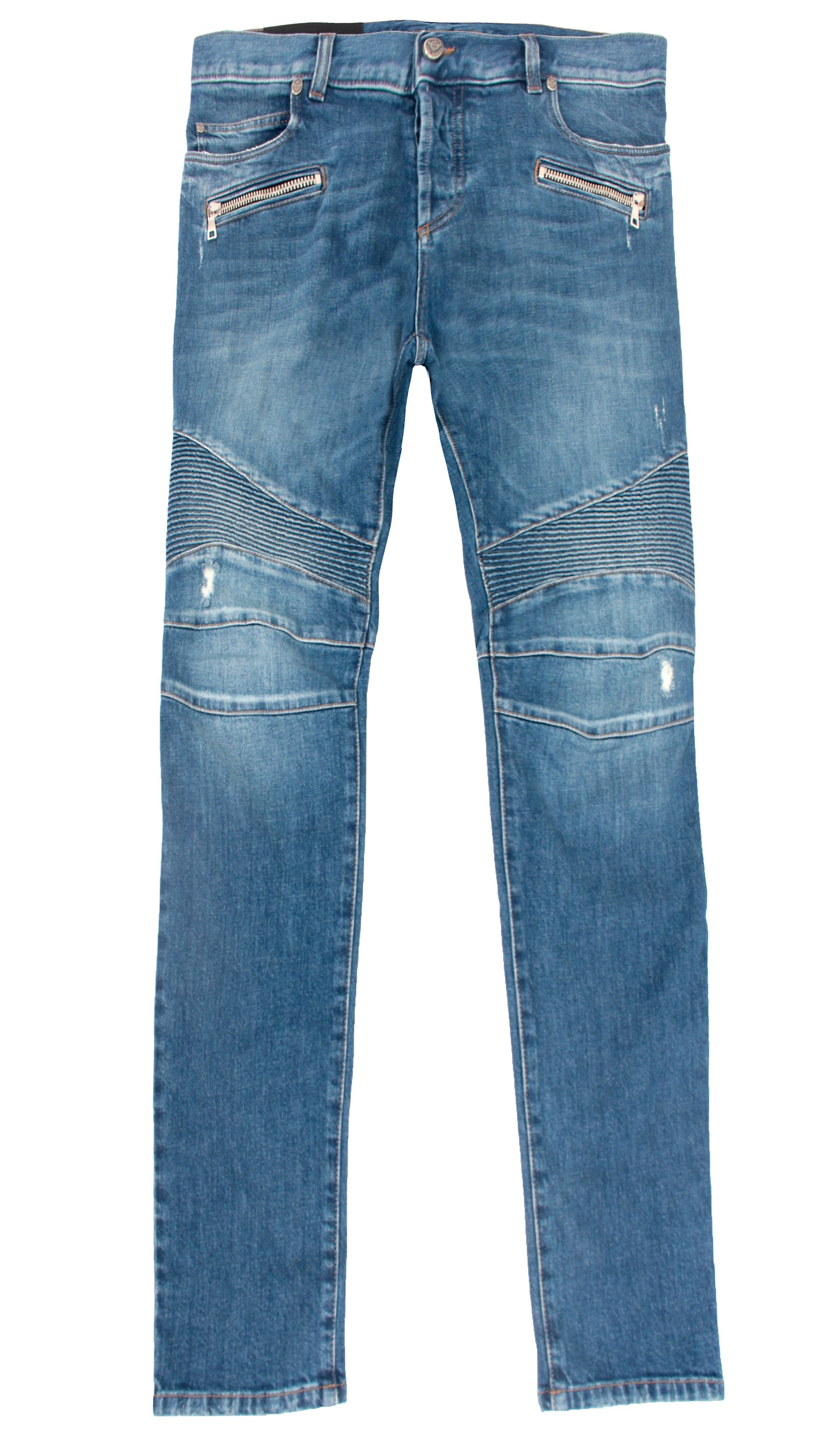 Ribbed Slim Jeans - Vintage Used Scraps