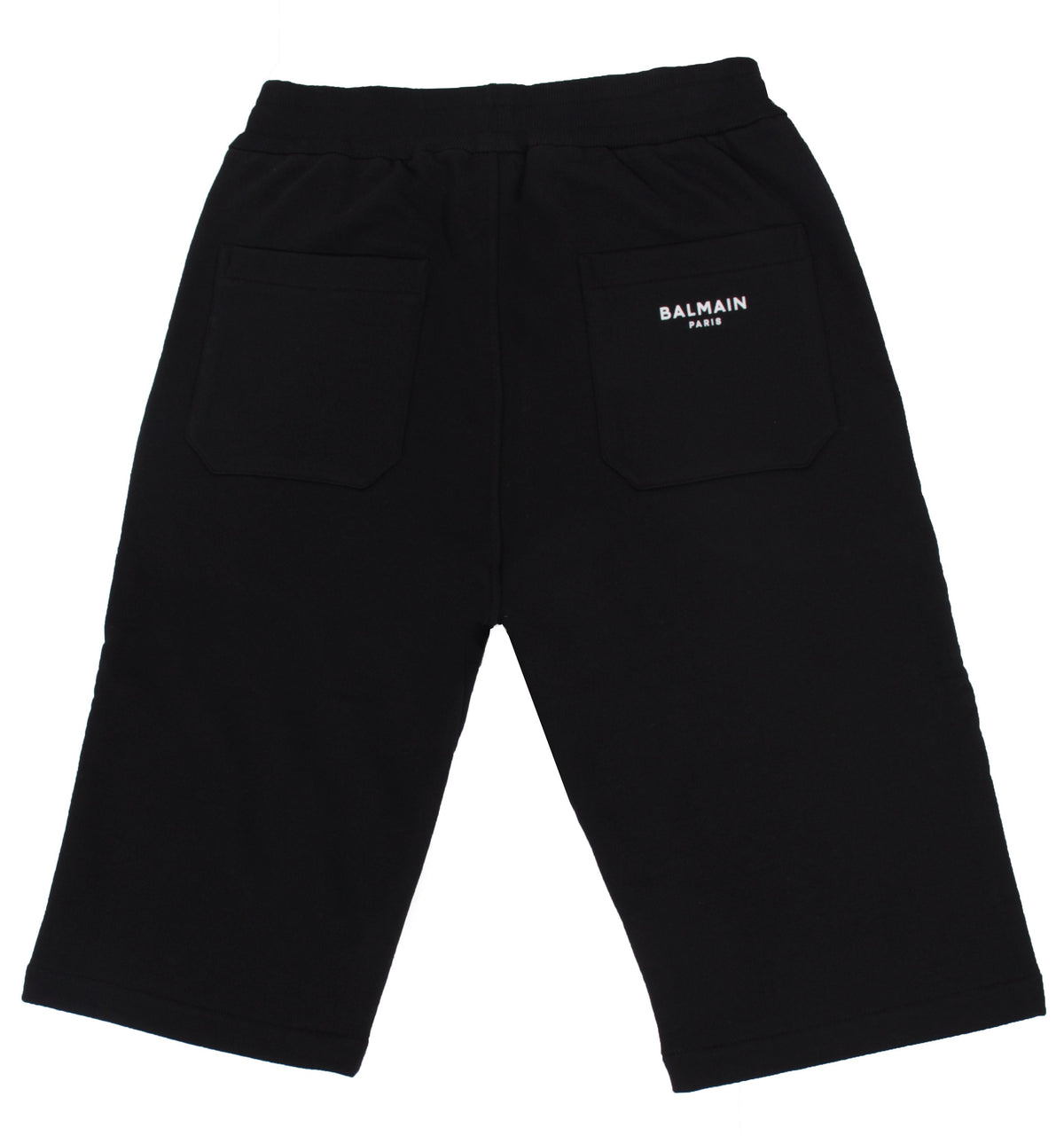 Balmain Flock Bermuda Shorts - Black