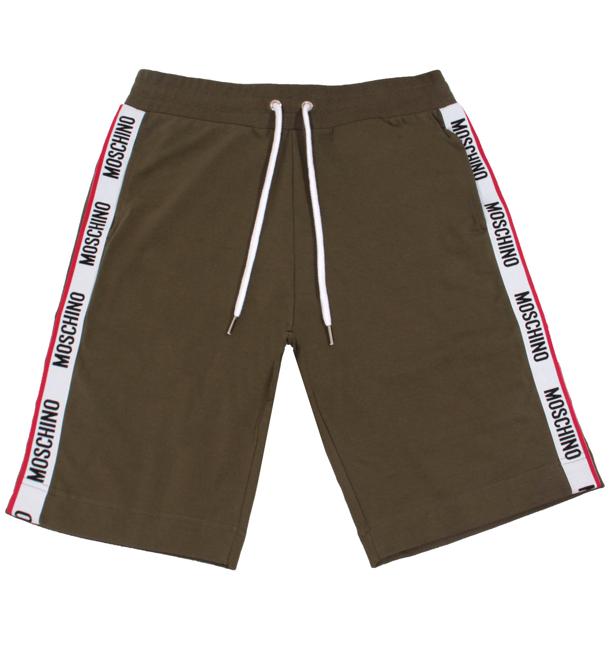 Side Stripe Logo Shorts - Green