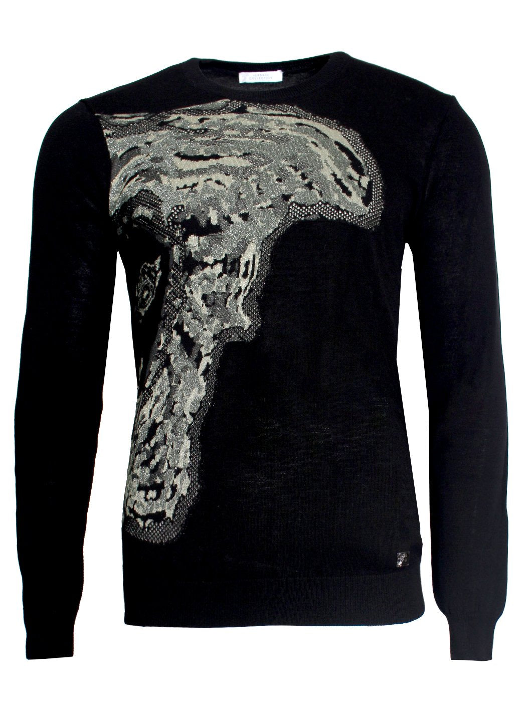 Versace Medusa Head Sweater in black – view 1 of 3