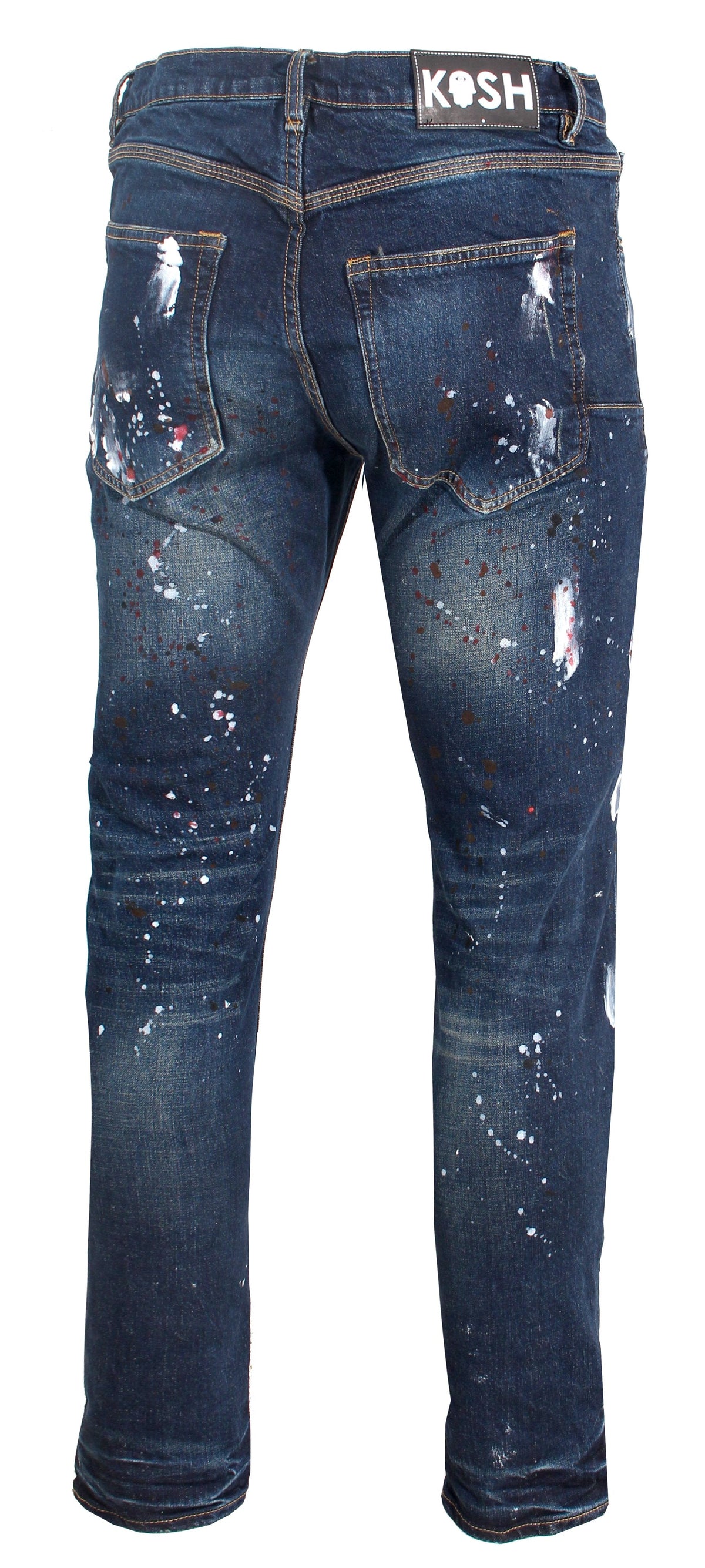 Men's Kash Denim - Blue Paint