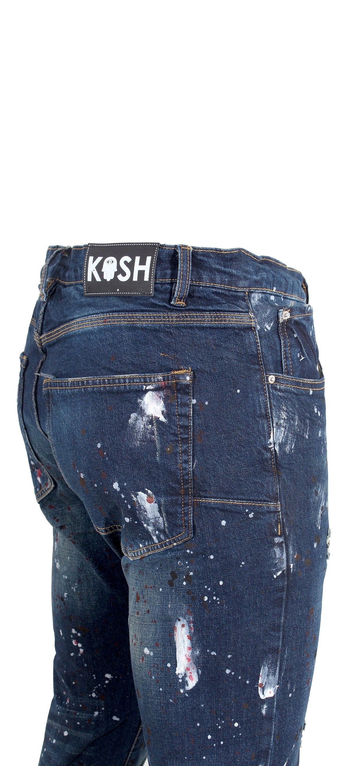 Men's Kash Denim - Blue Paint