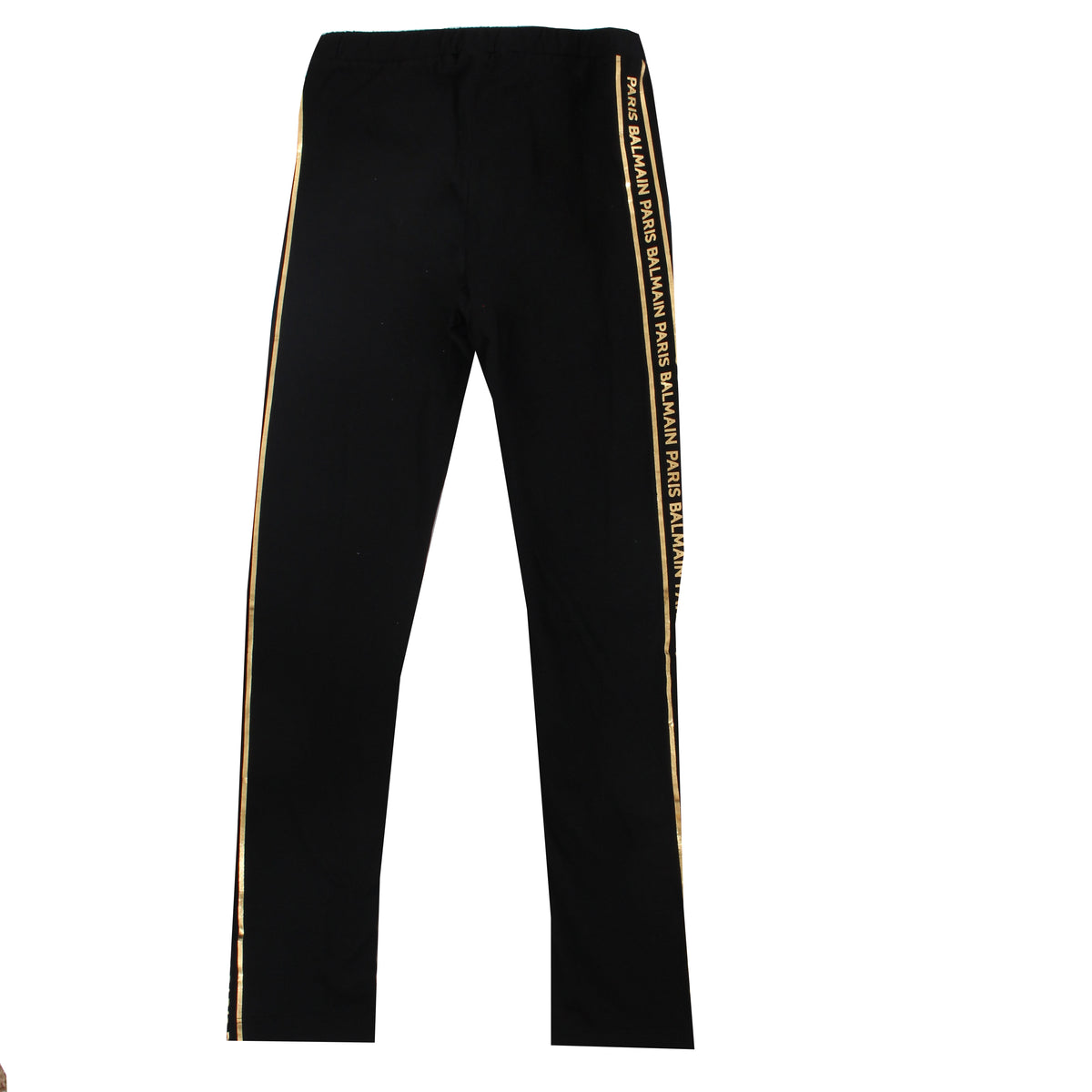 Girls Leggings with Logo Down the Leg