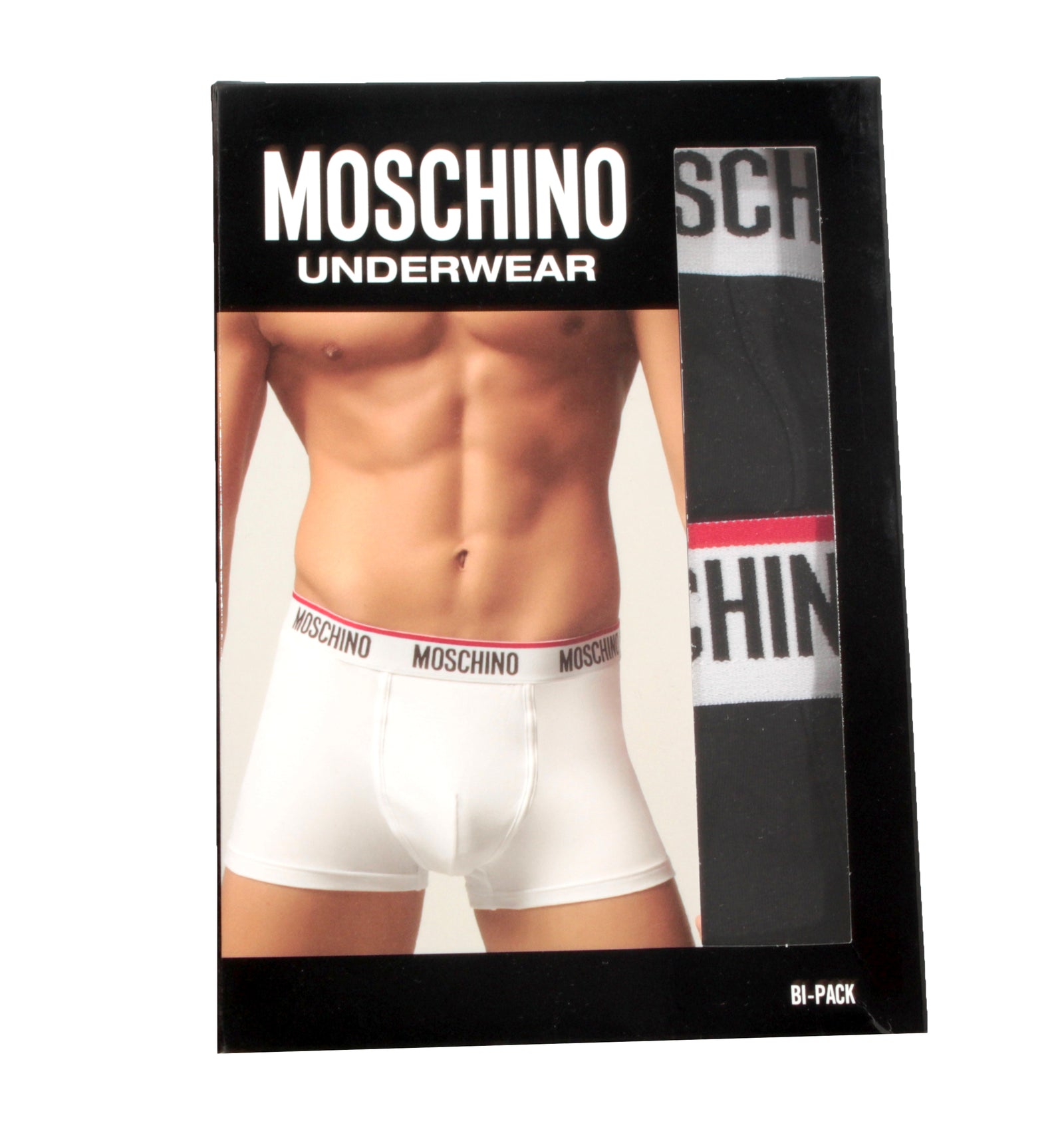 Moschino Logo Band Bi-Pack Briefs - Black – view 2 of 2