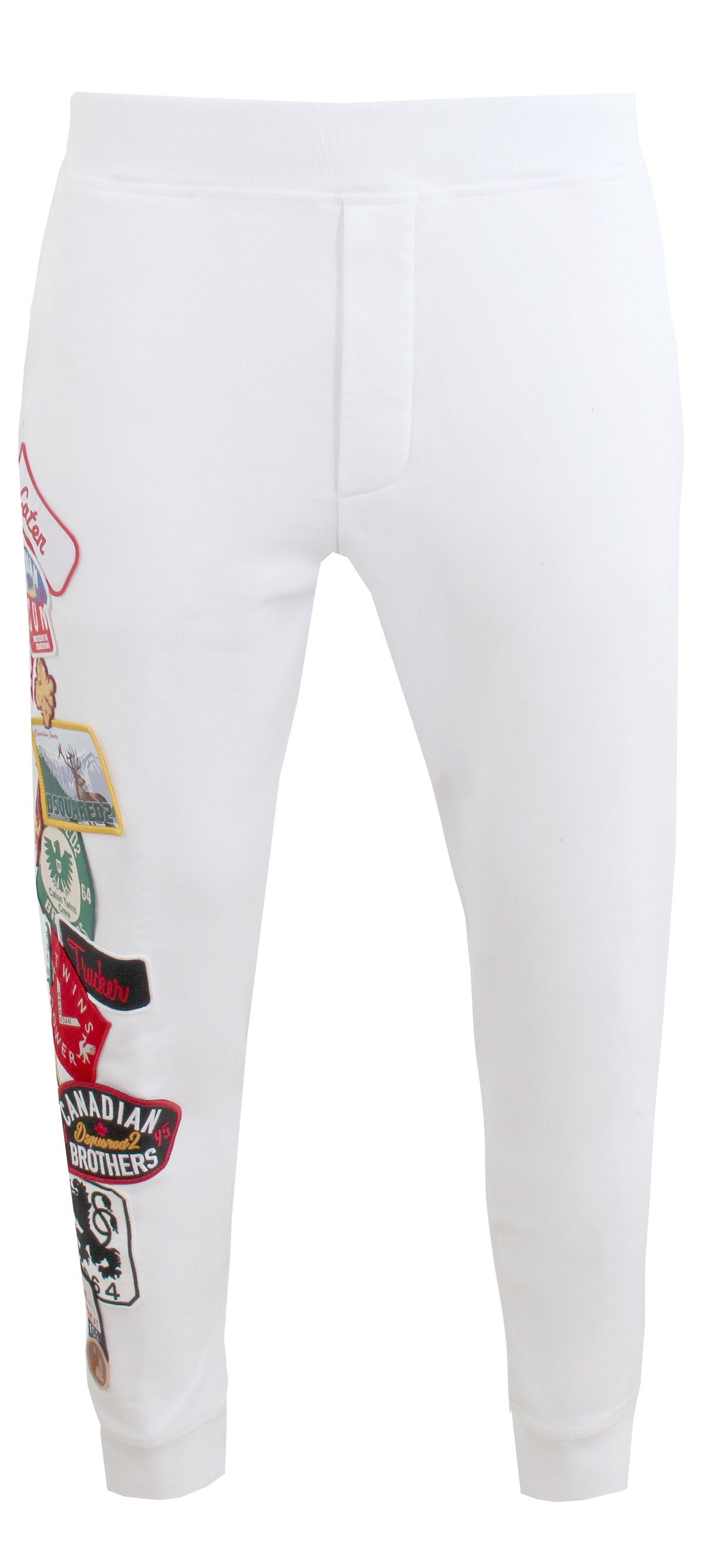 Icon Patch Sweatpants - White