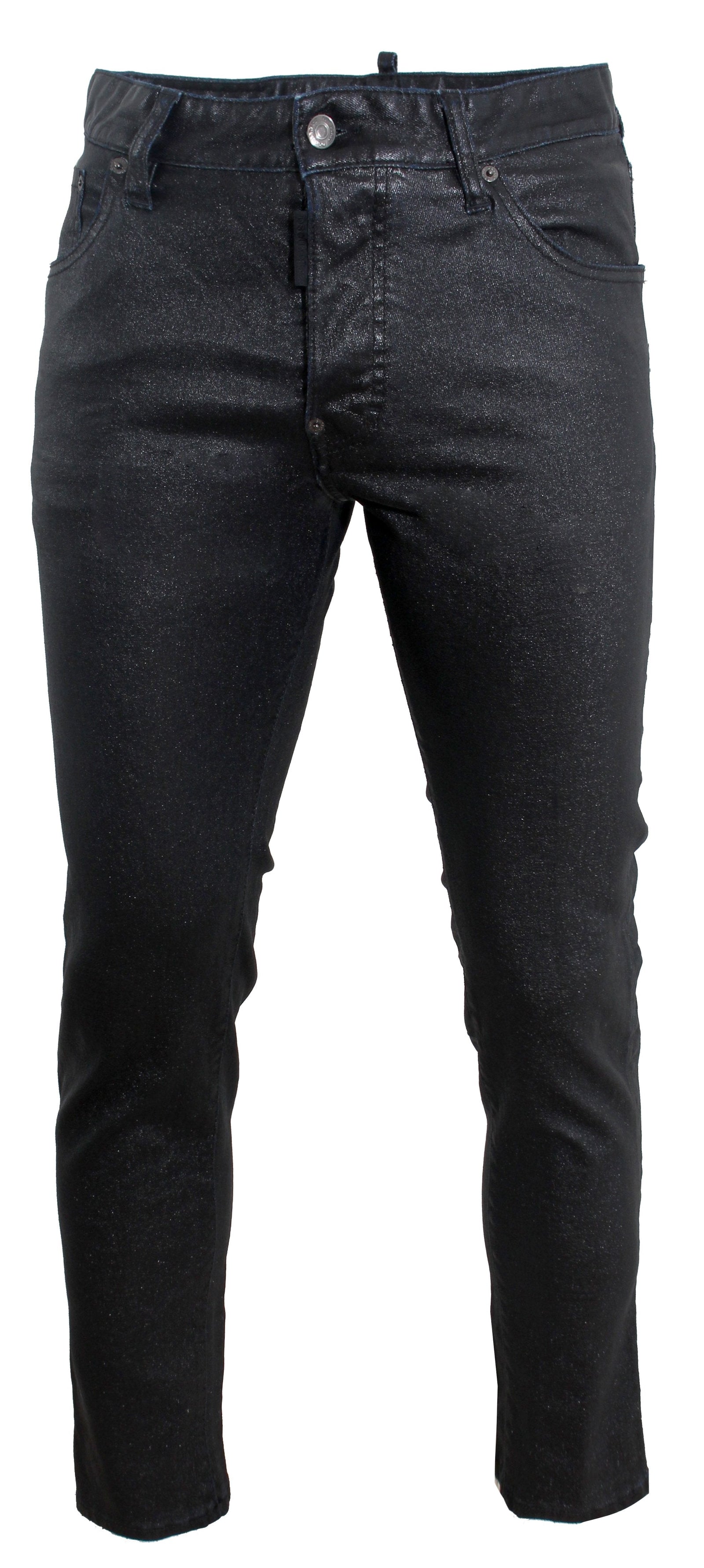 Dsquared2 Wax Coat Sexy Mercury Jeans in black – view 1 of 4