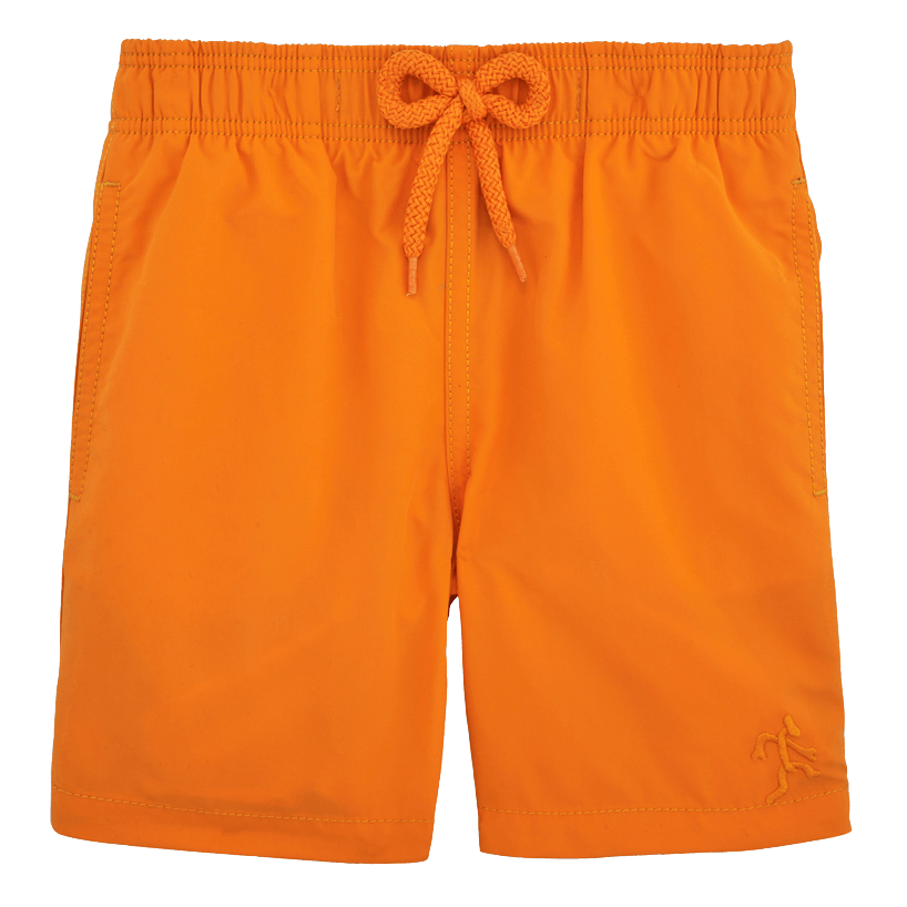 Vilebrequin Jim Water Reactive Danse du Feu Swim Shorts in orange – view 1 of 2