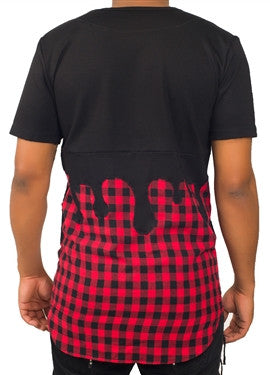 Kash Drip Plaid Red Tunic in red plaid – view 5 of 5