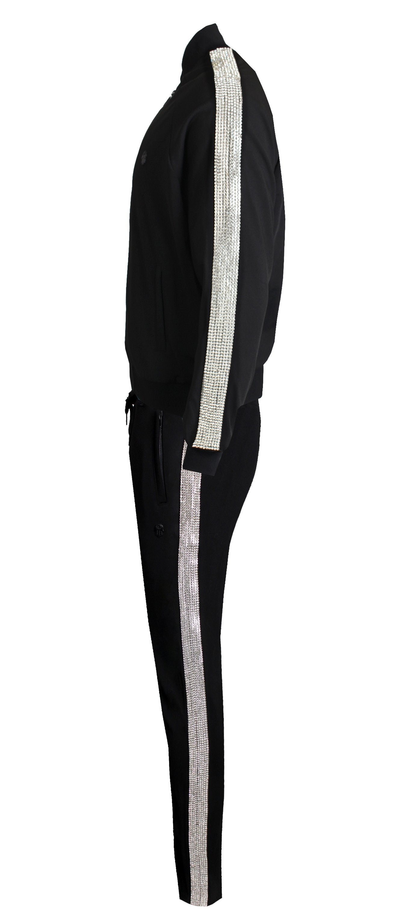 Kash Men's Shine Collection Pants in black – view 2 of 6