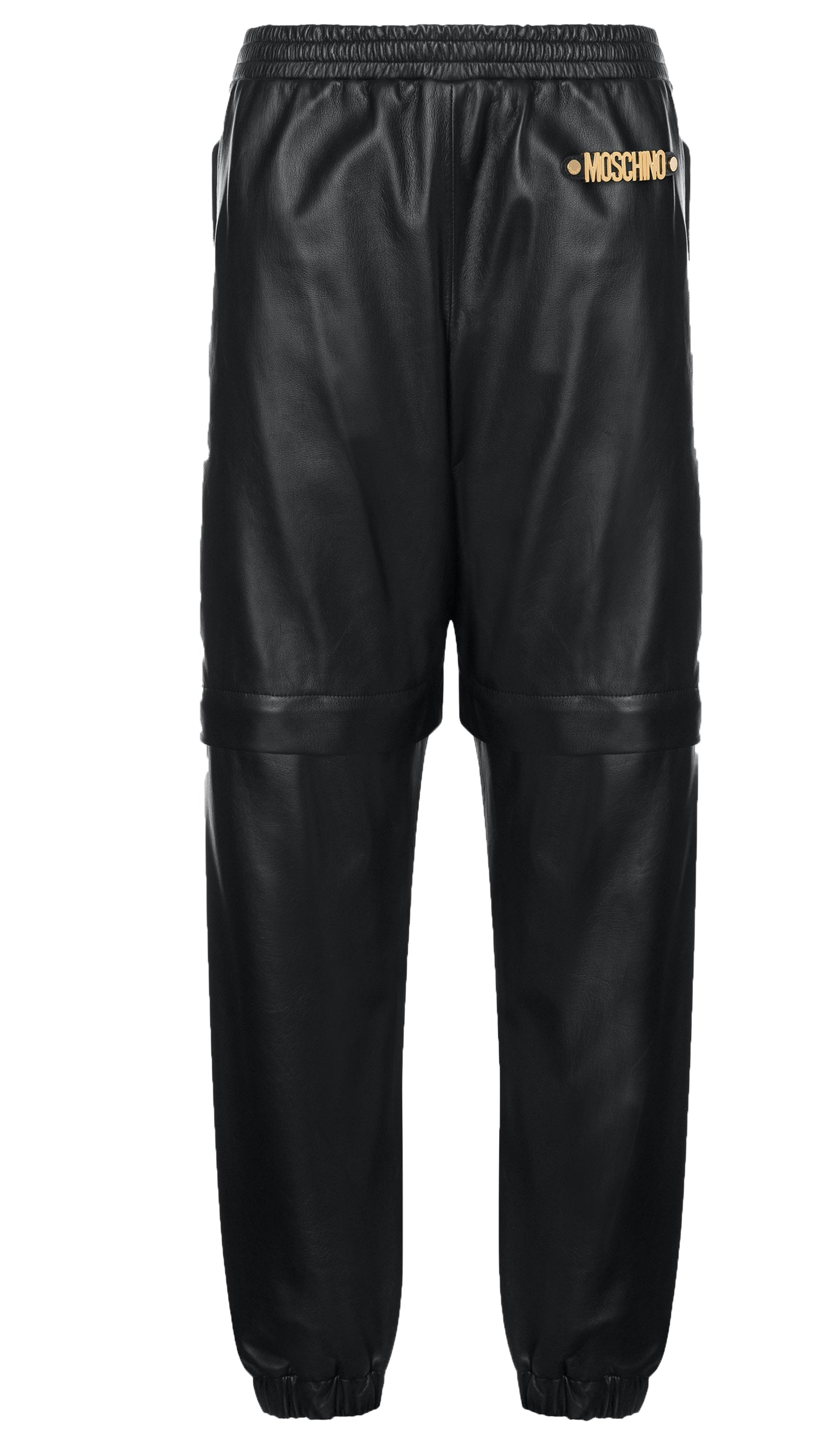 Moschino Leather Pants in black – view 1 of 2