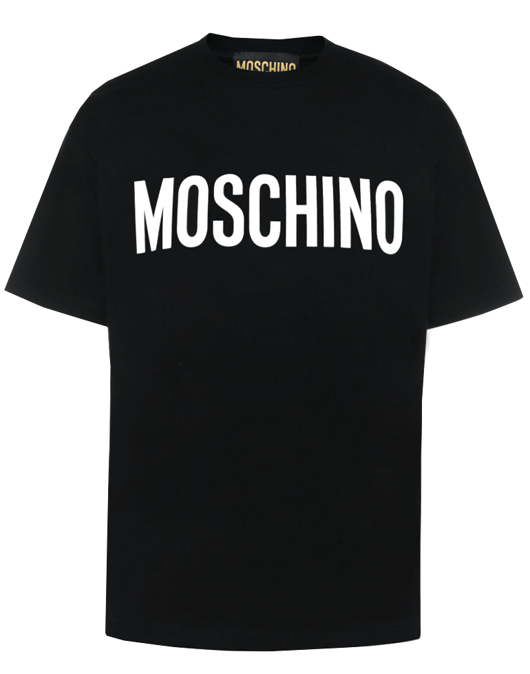 COTTON T-SHIRT W| LOGO PRINT - BLACK