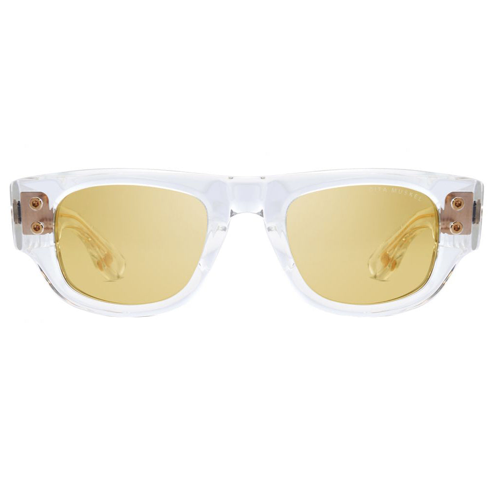 DITA Muskel Sunglasses in crystal with yellow gold – view 1 of 2