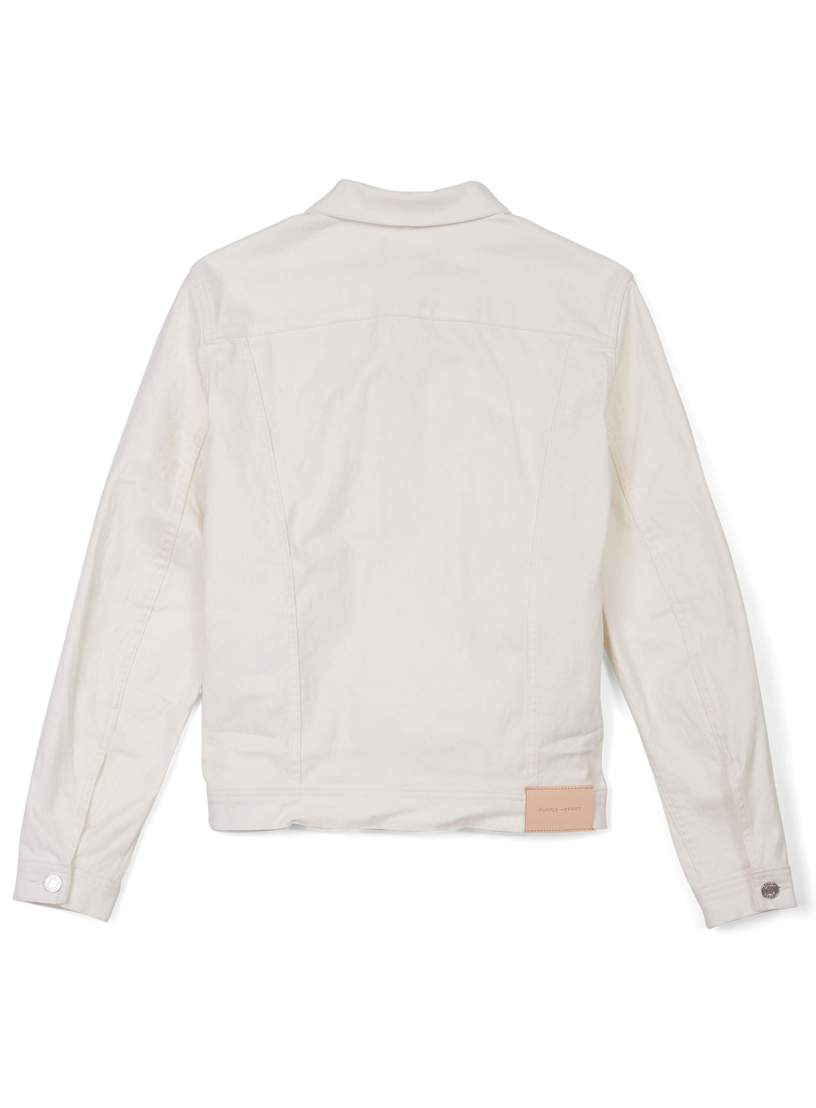 Purple Brand White Film Monogram Jacquard Trucker in White – view 2 of 4