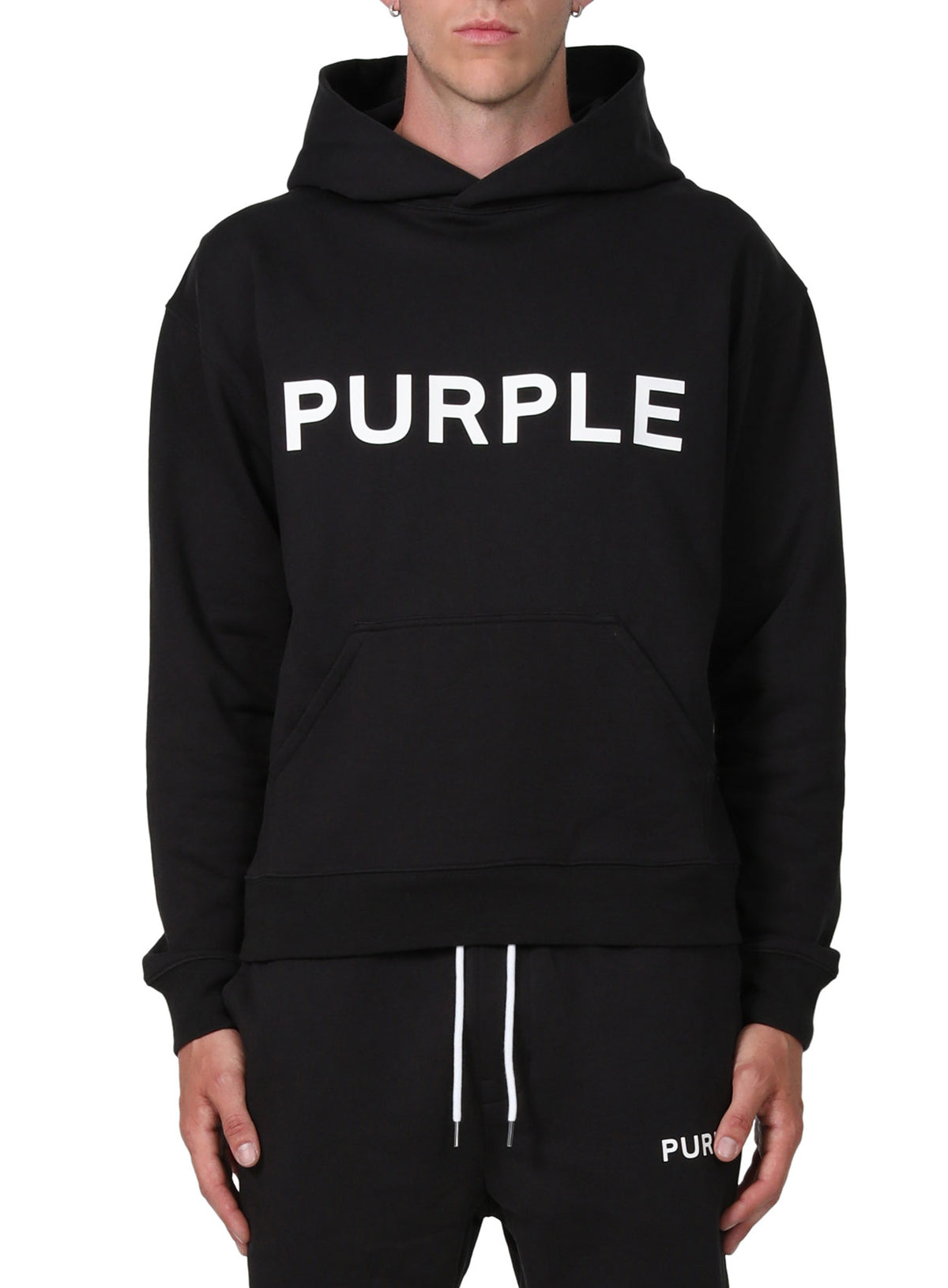 FRENCH TERRY PO HOODY - BLACK BEAUTY