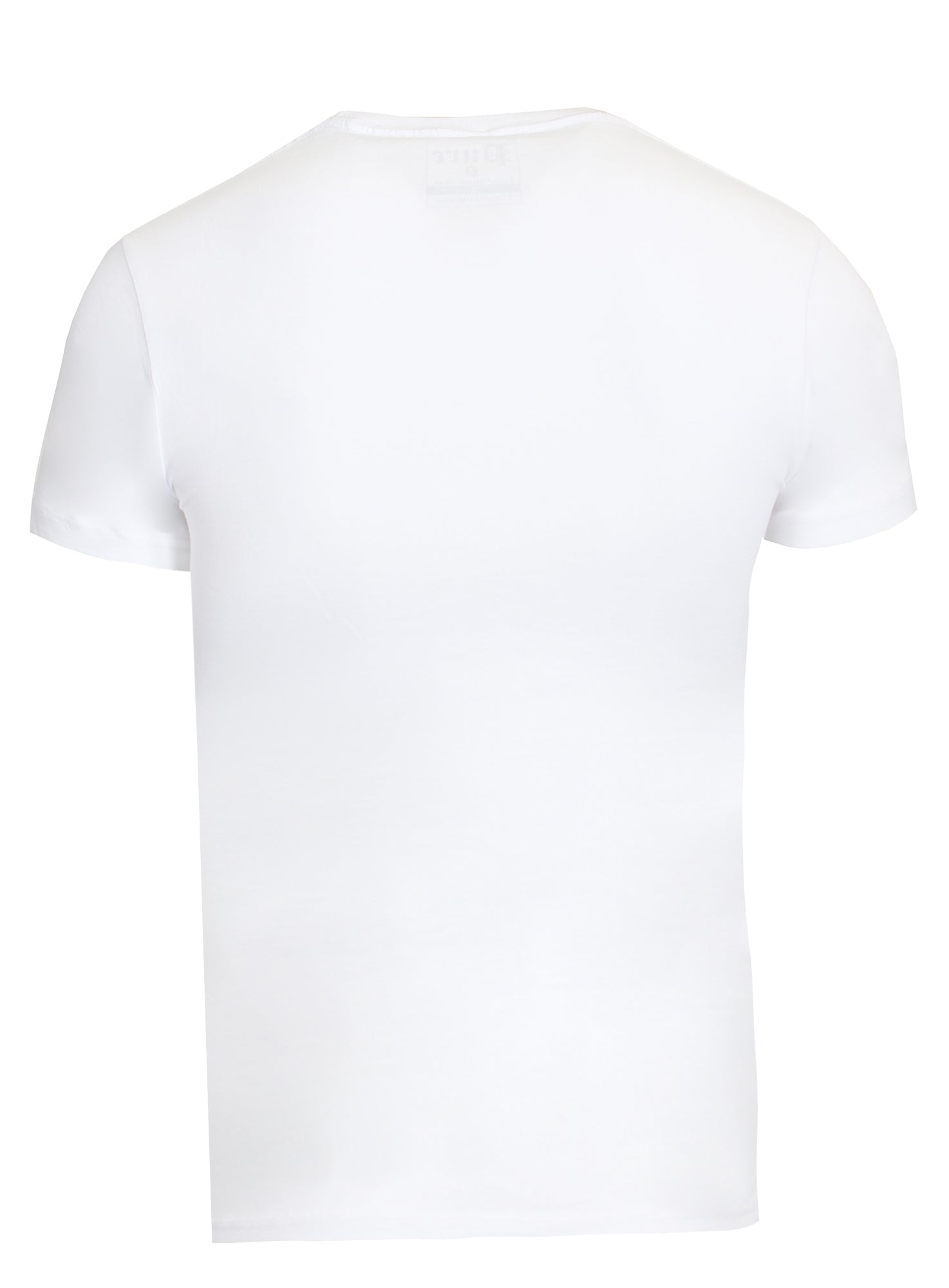 Pure Atlanta red logo tee in white — alternate view