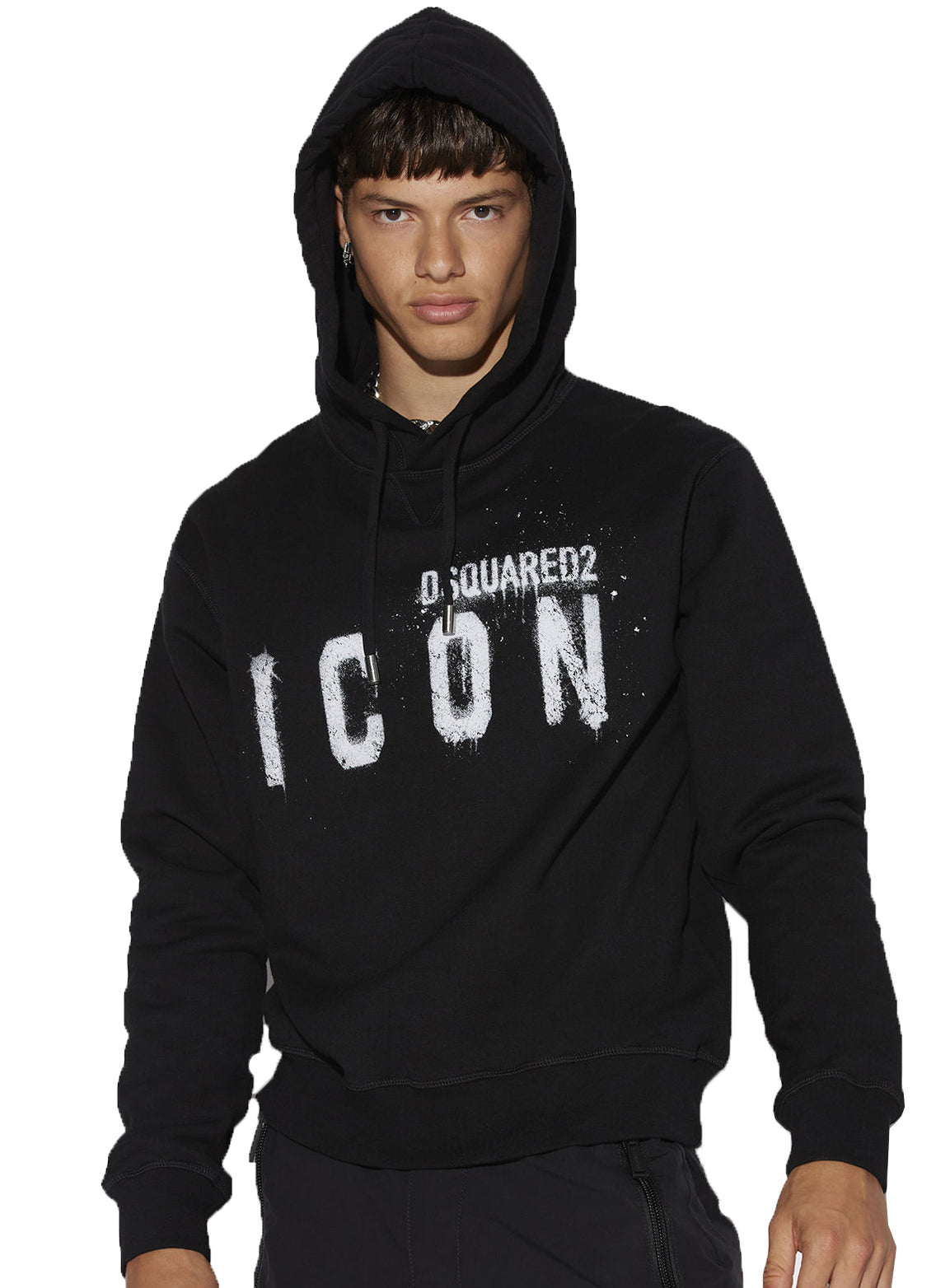 Icon Spray c. Hoodie-black